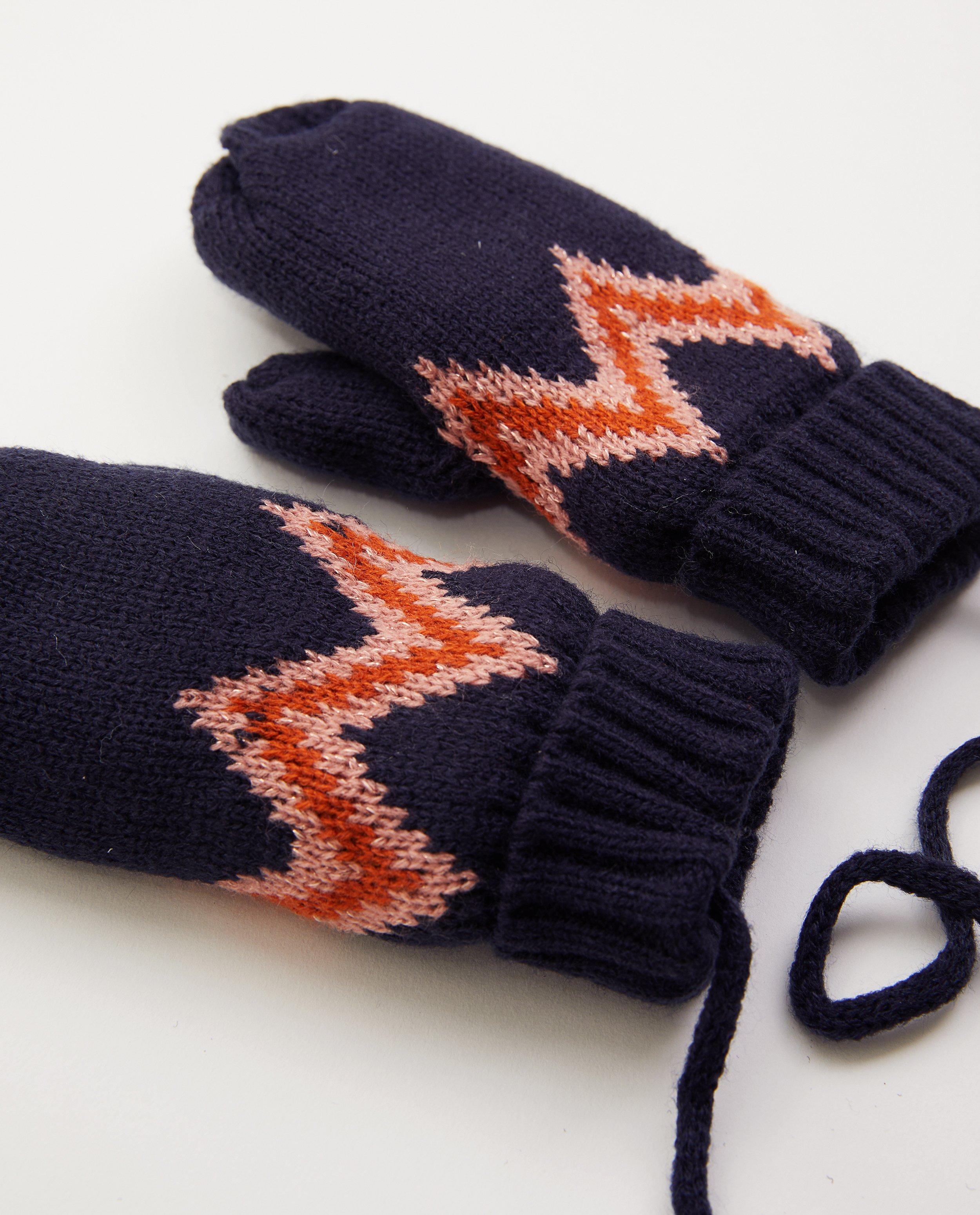 Groene wanten met koord - Product Detail - donkerblauw - afbeelding nummer 2