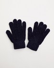 Donkerblauwe handschoenen - gebreid - JBC