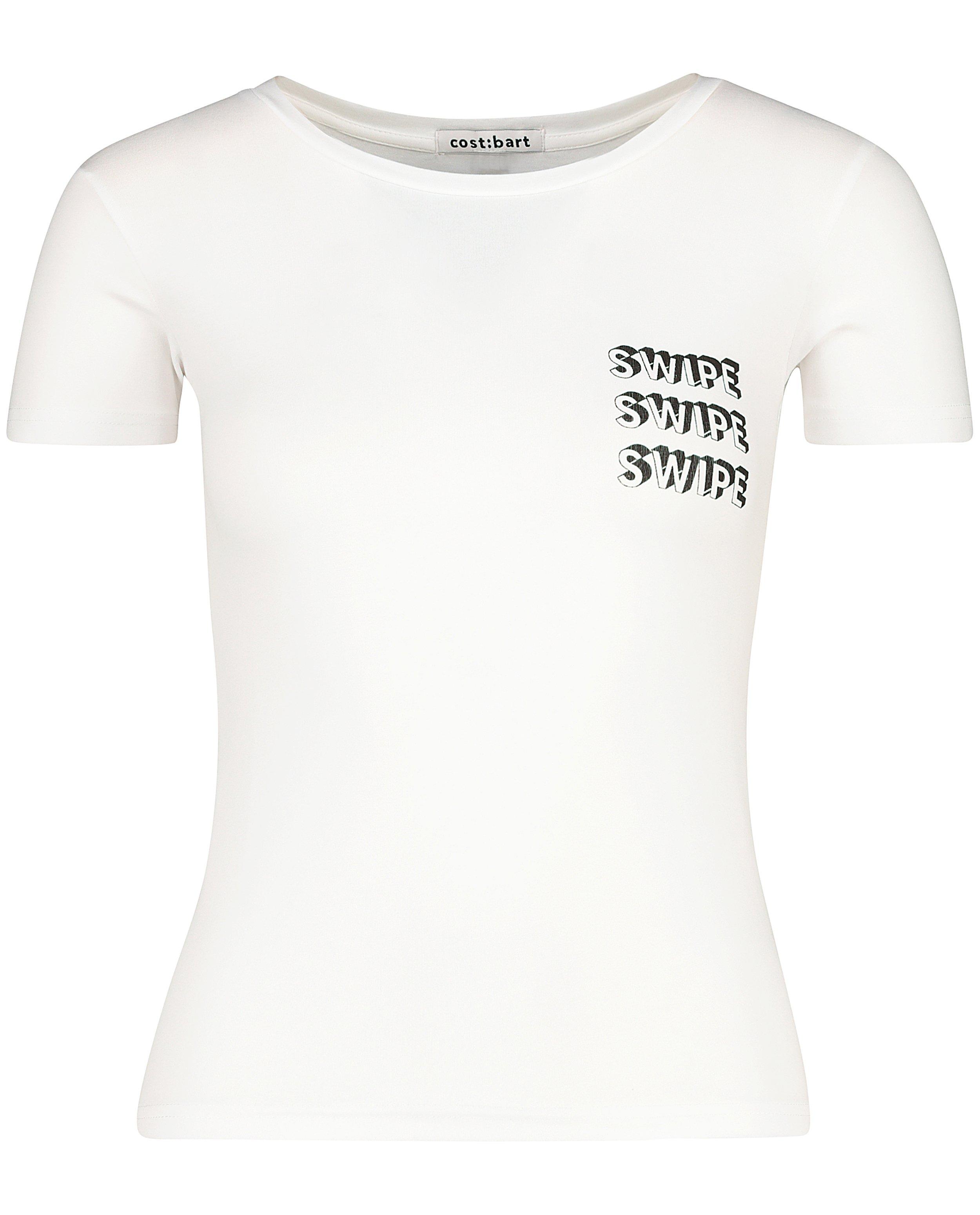 T-shirt blanc à inscription Cost:Bart - stretch - Cost:Bart