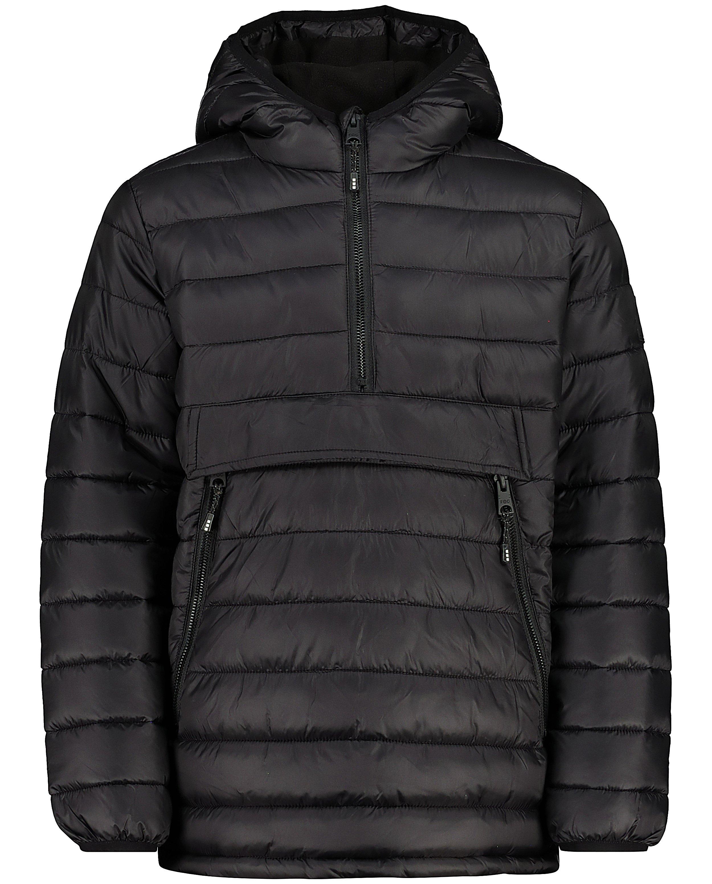 Anorak noir en faux duvet - D&eacute;tails du produit - noir - image num&eacute;ro 6