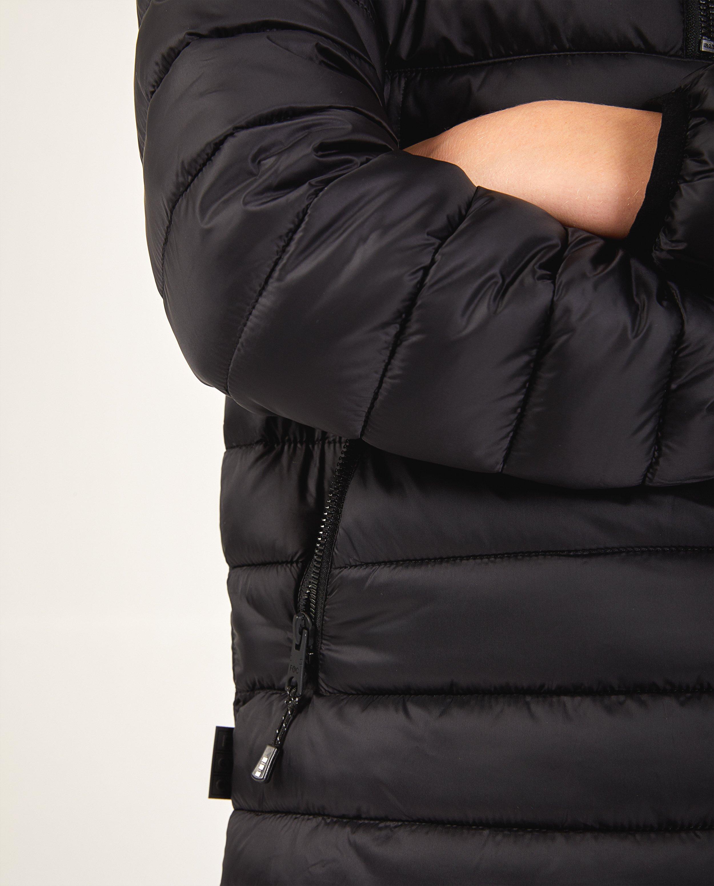 Anorak noir en faux duvet - D&eacute;tails du produit - noir - image num&eacute;ro 5