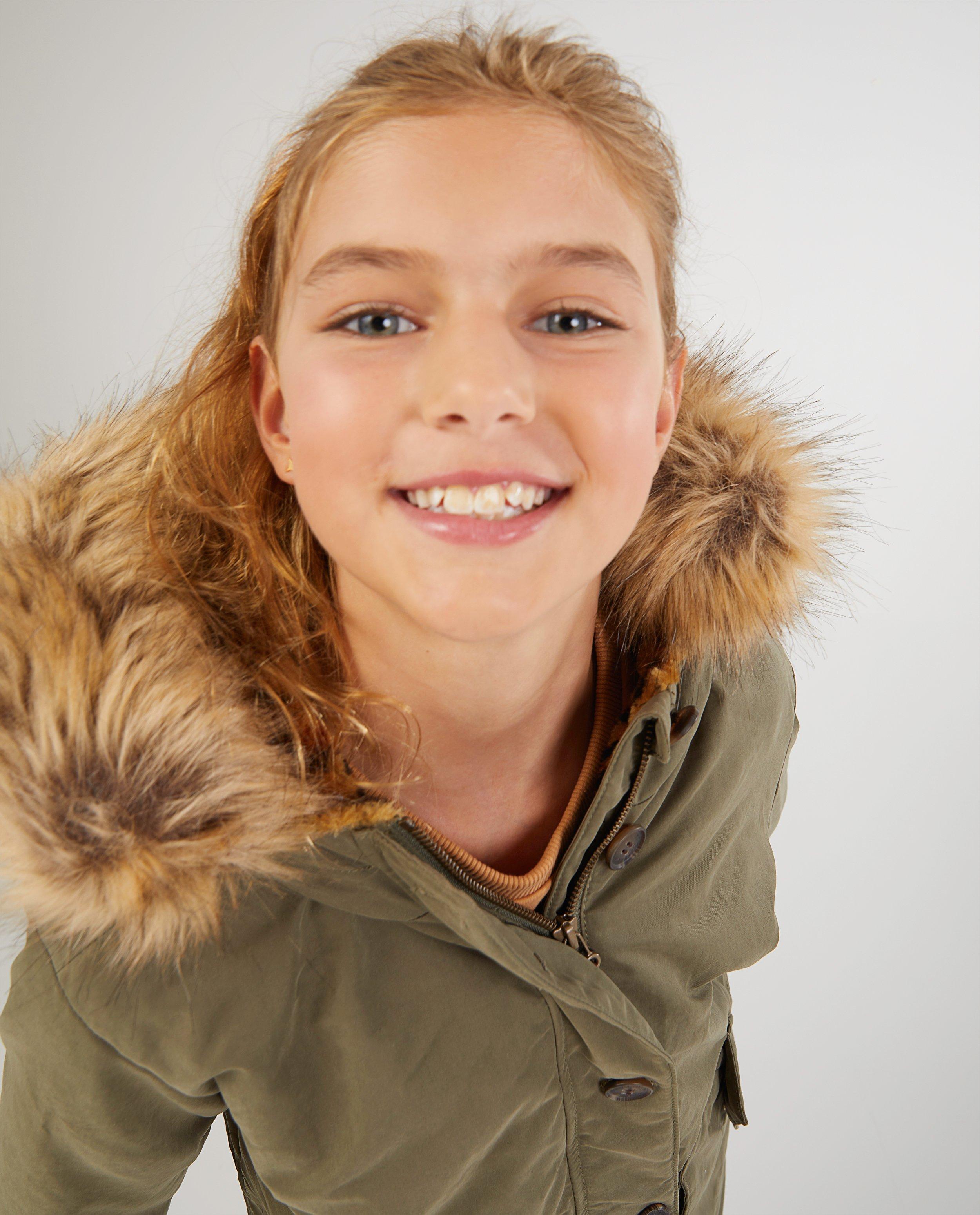Groene parka met fake fur - Product Detail - khaki - afbeelding nummer 4