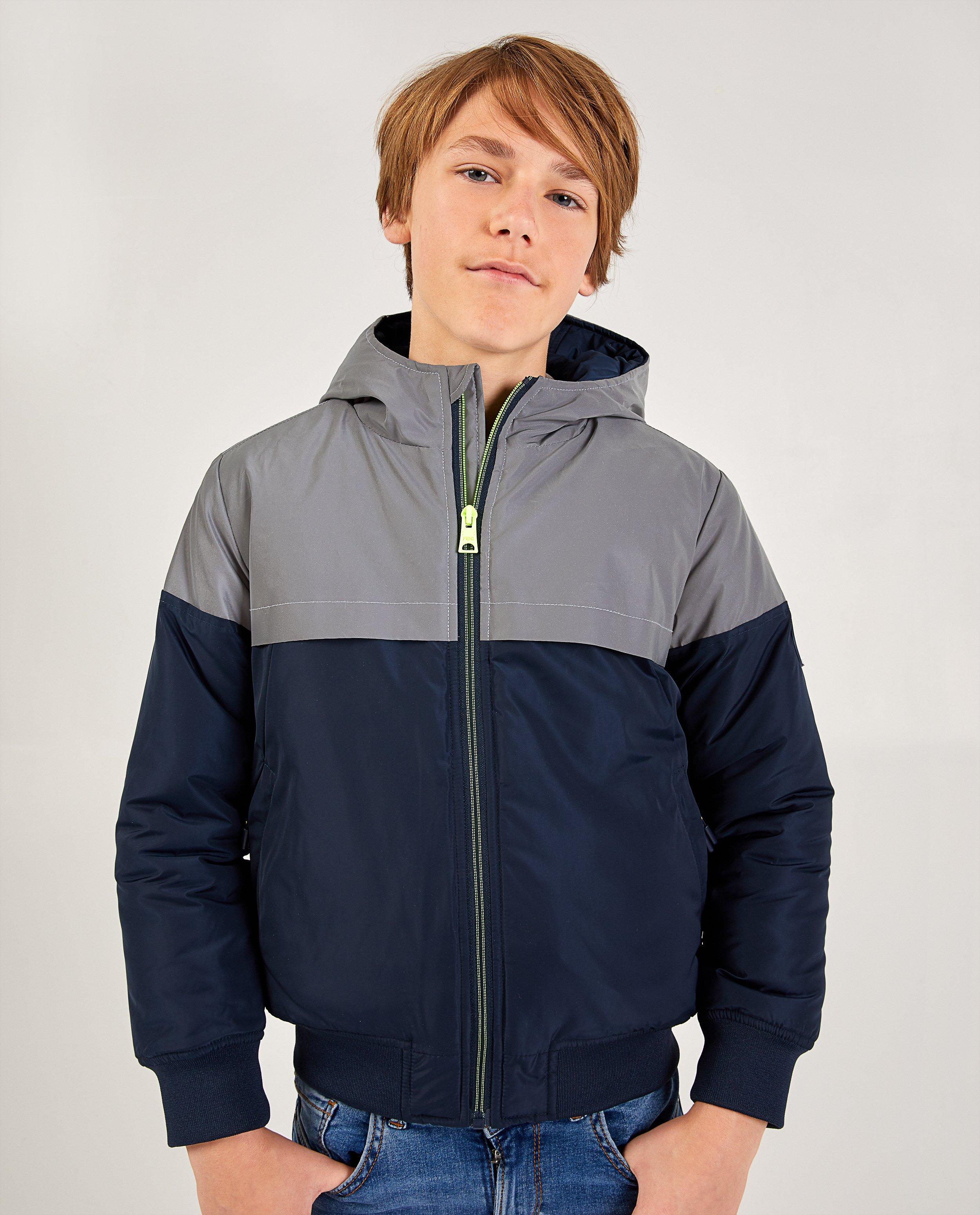 Reflecterende jas Flashion Designers - Product Detail - donkerblauw - afbeelding nummer 2