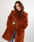 Teddys - Manteau brun en fausse fourrure Sora