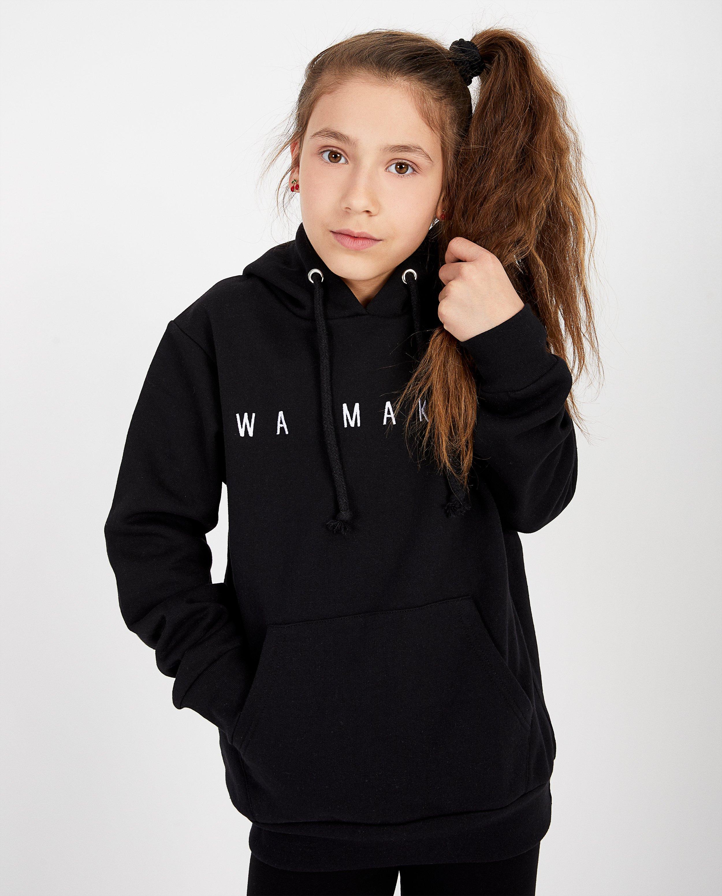 Hoodie noir unisexe Genkse Shtijl - à inscription - Genkse Shtijl