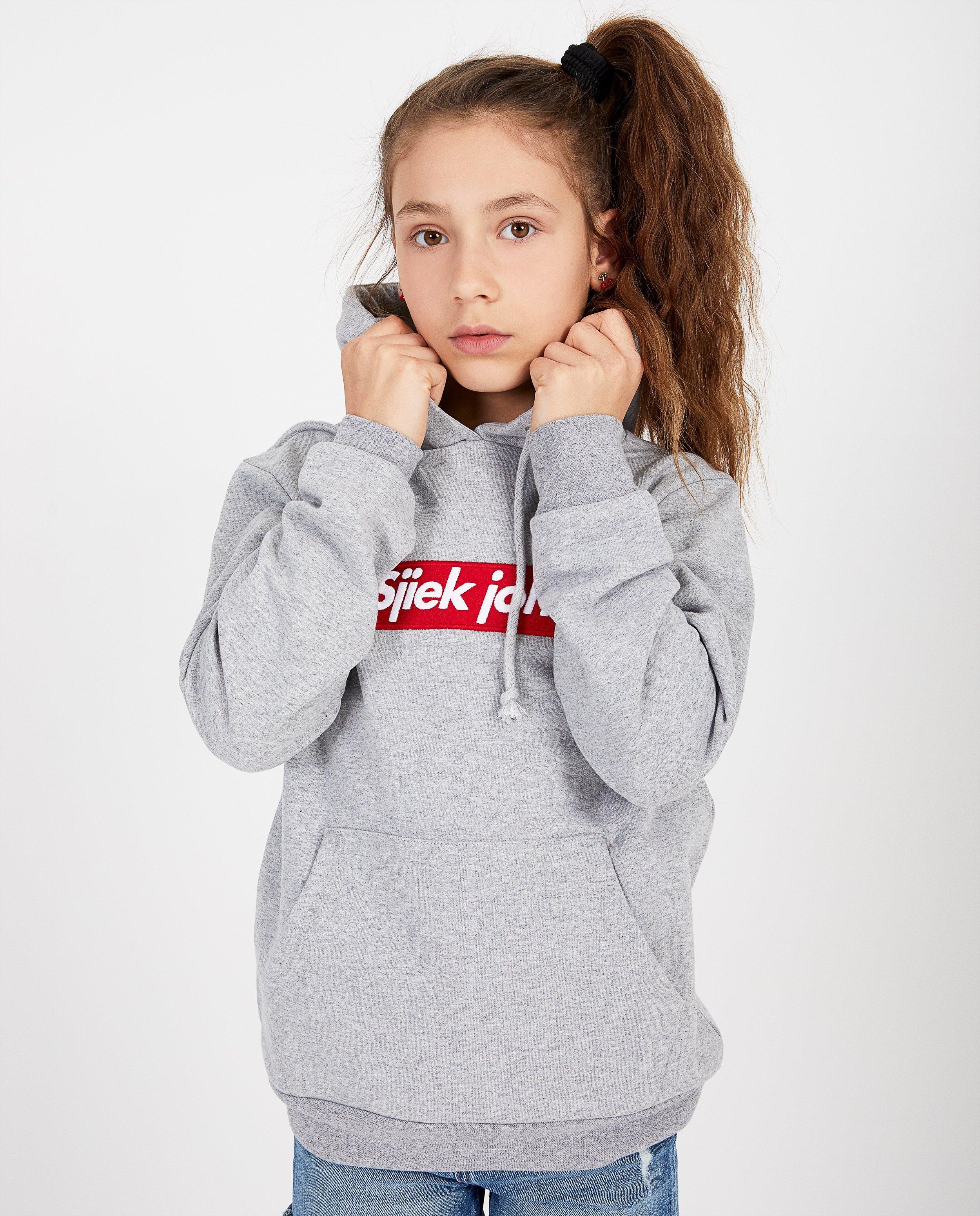 Hoodie gris unisexe Genkse Shtijl - à inscription - Genkse Shtijl