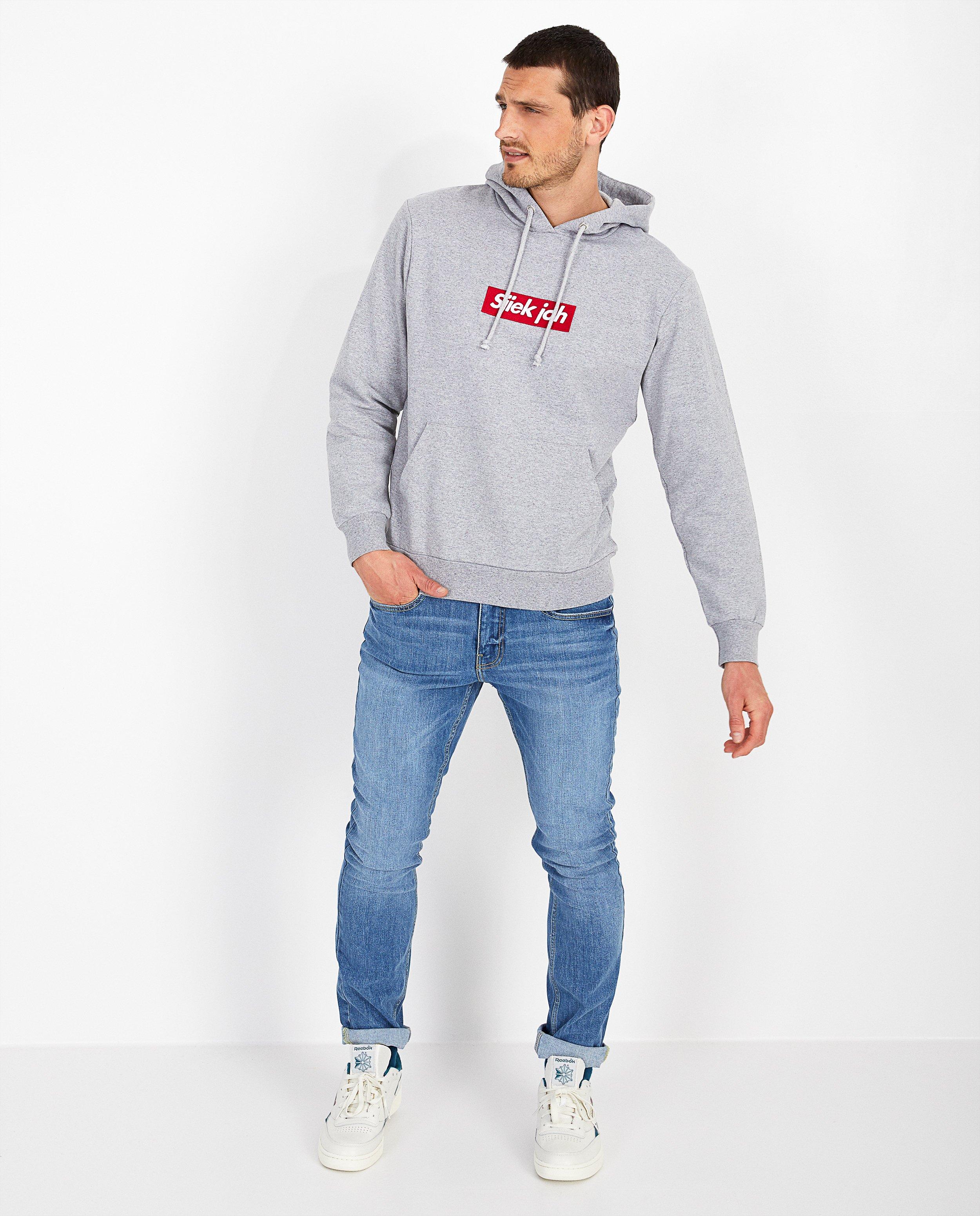 Grijze unisex hoodie Genkse Shtijl - Product Detail - grijs - afbeelding nummer 3