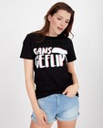 Zwart unisex T-shirt Genkse Shtijl - met opschrift - Genkse Shtijl