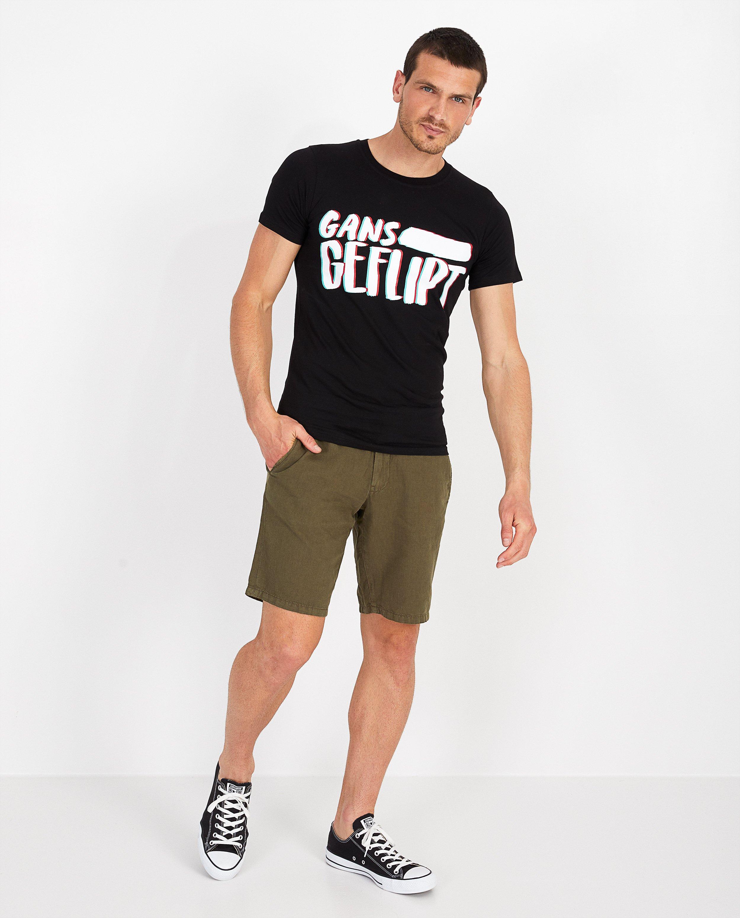 T-shirts - Zwart unisex T-shirt Genkse Shtijl