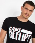 T-shirts - Zwart unisex T-shirt Genkse Shtijl