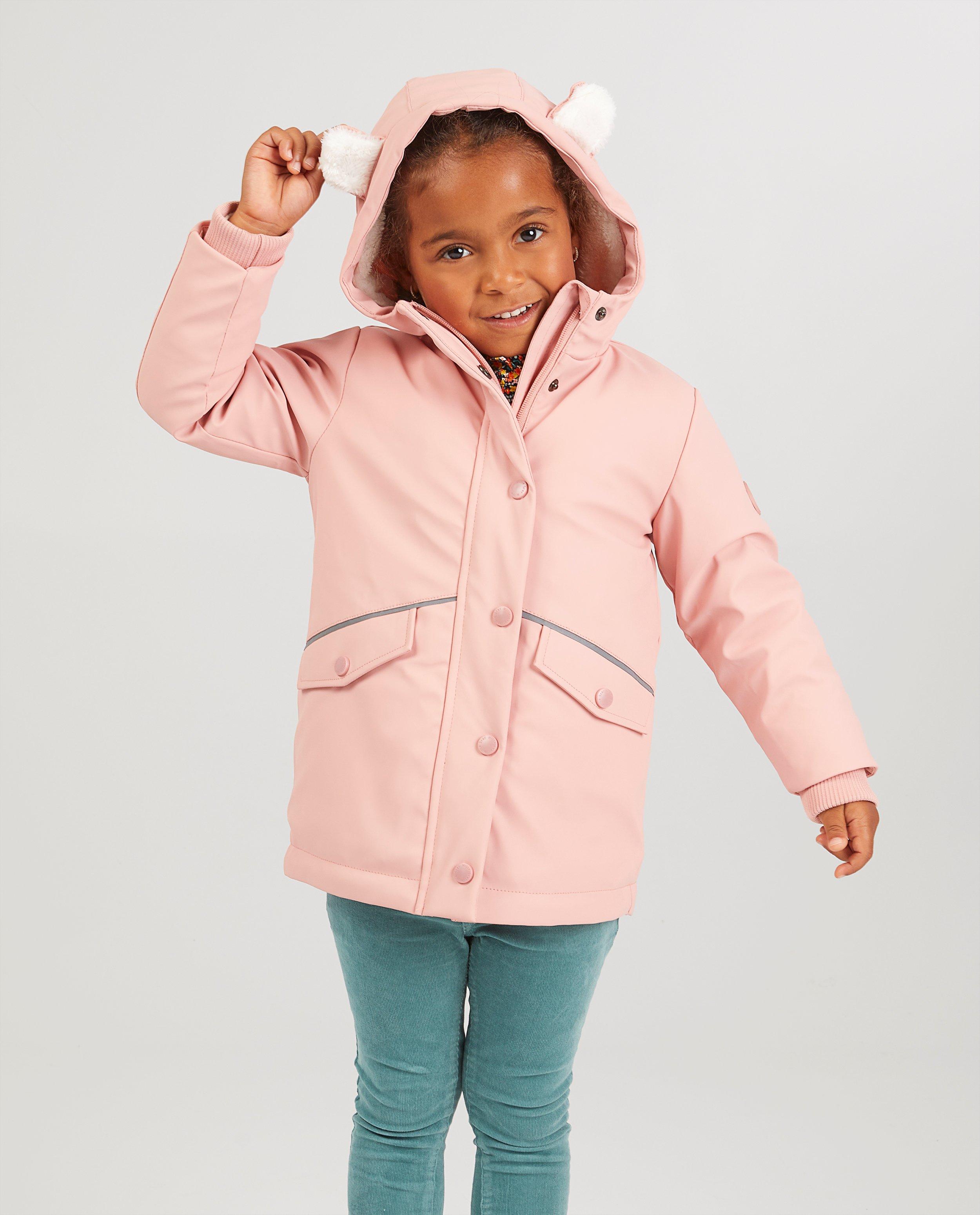 Regenjas met kersen, Teddykopf Baby, oudroze | Voordelig bij
