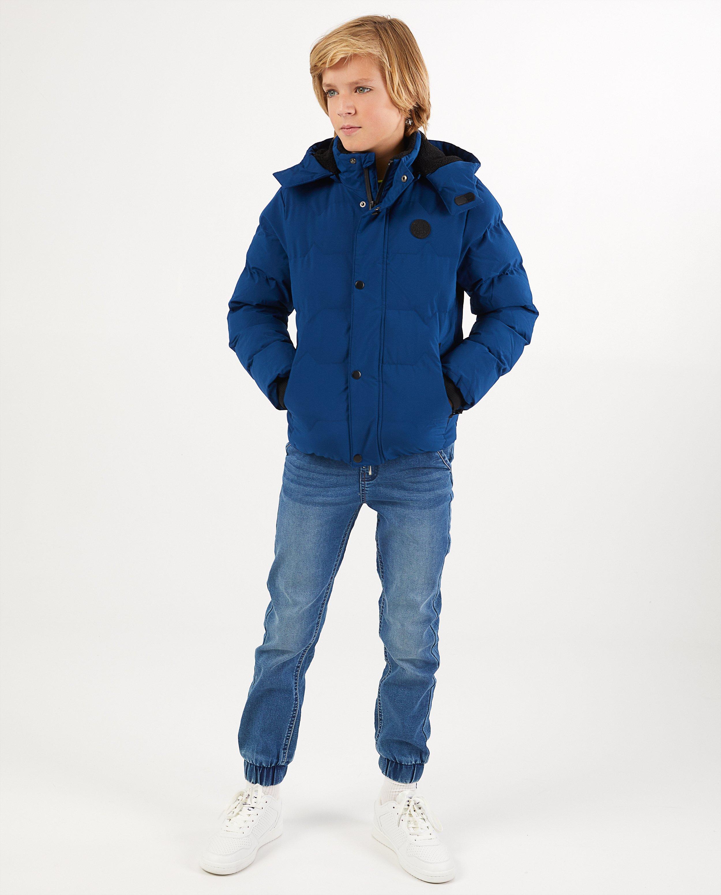 Donkerblauwe winterjas - Product Detail - blauw - afbeelding nummer 1