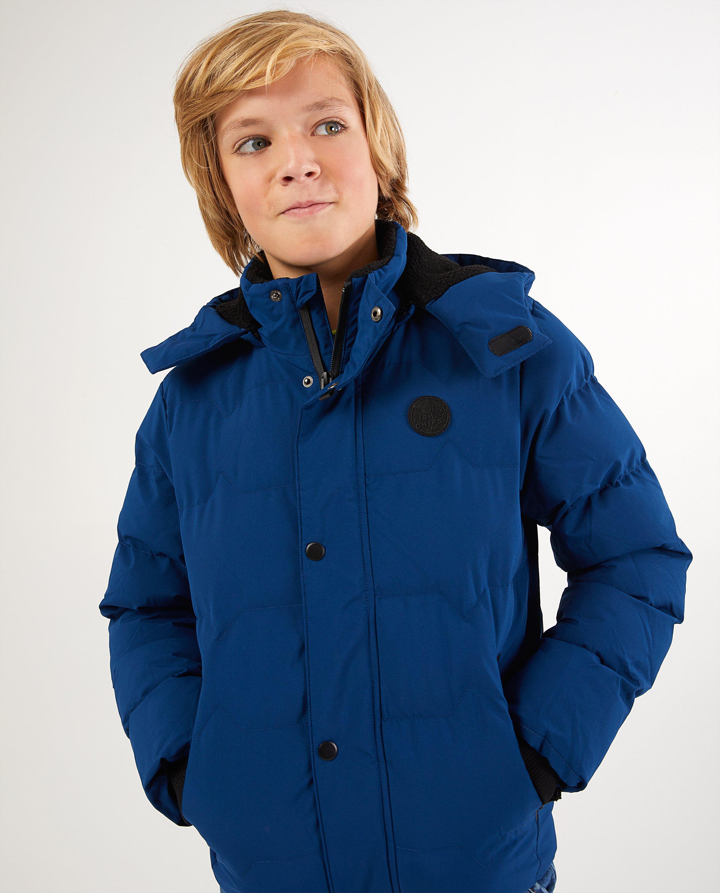 Donkerblauwe winterjas - Product Detail - blauw - afbeelding nummer 2