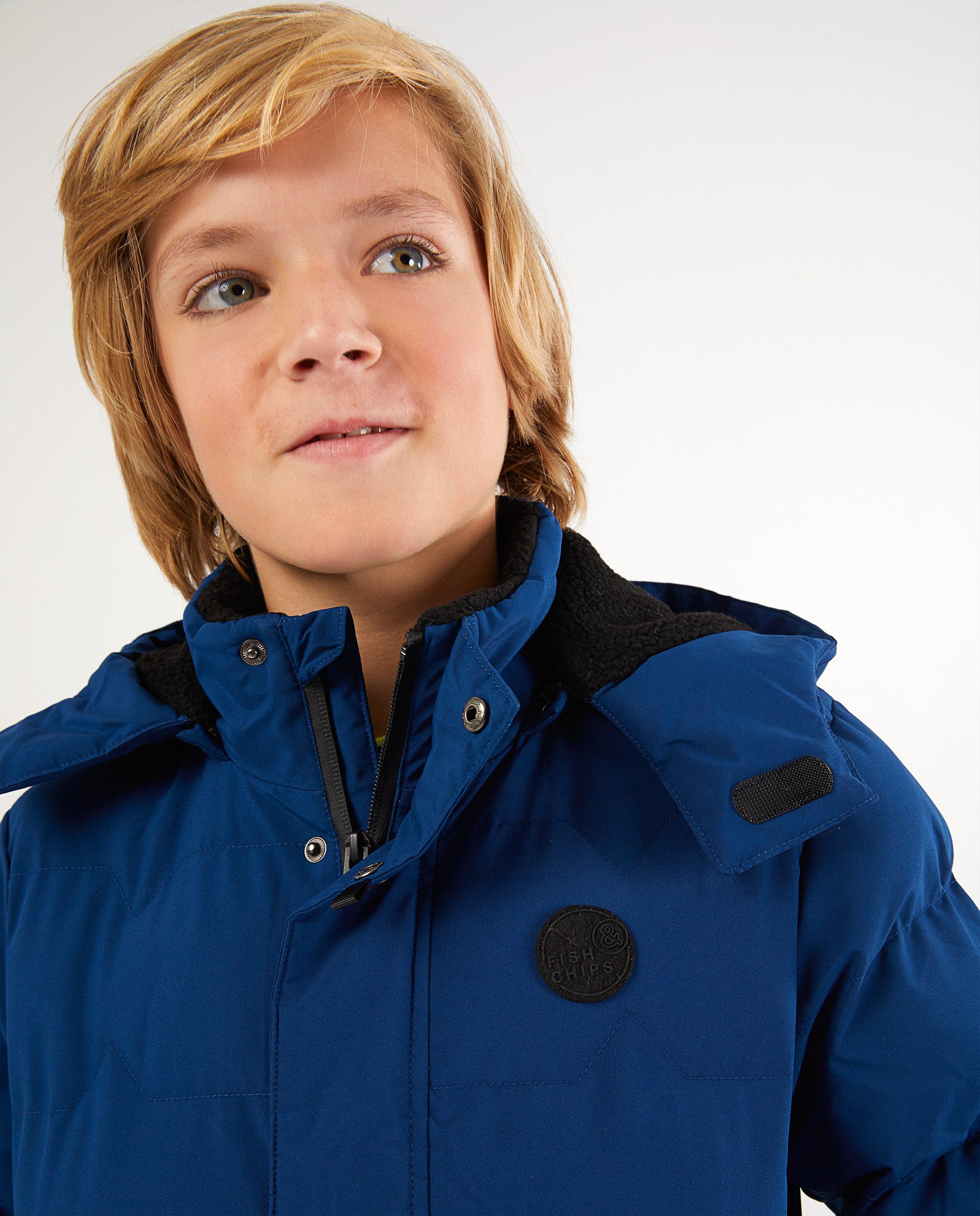 Donkerblauwe winterjas - Product Detail - blauw - afbeelding nummer 4