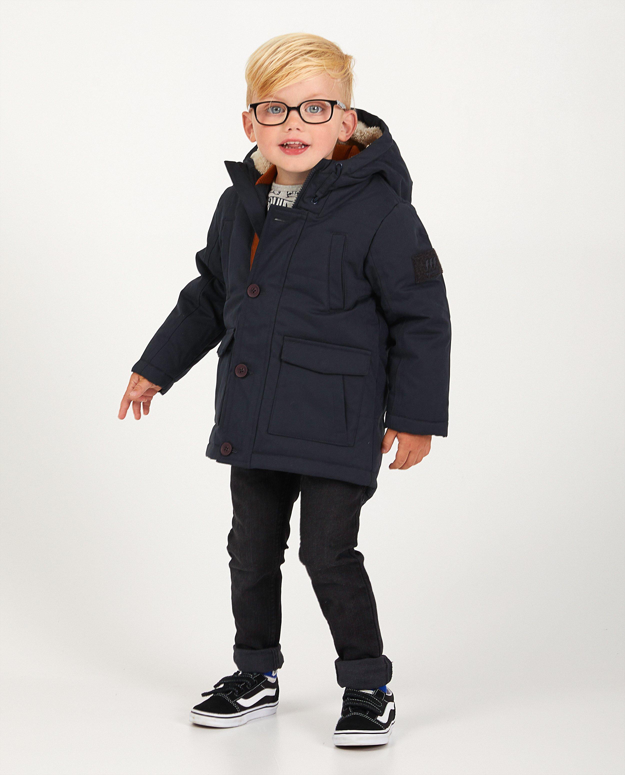 Bruine parka met teddy - Product Detail - donkerblauw - afbeelding nummer 2