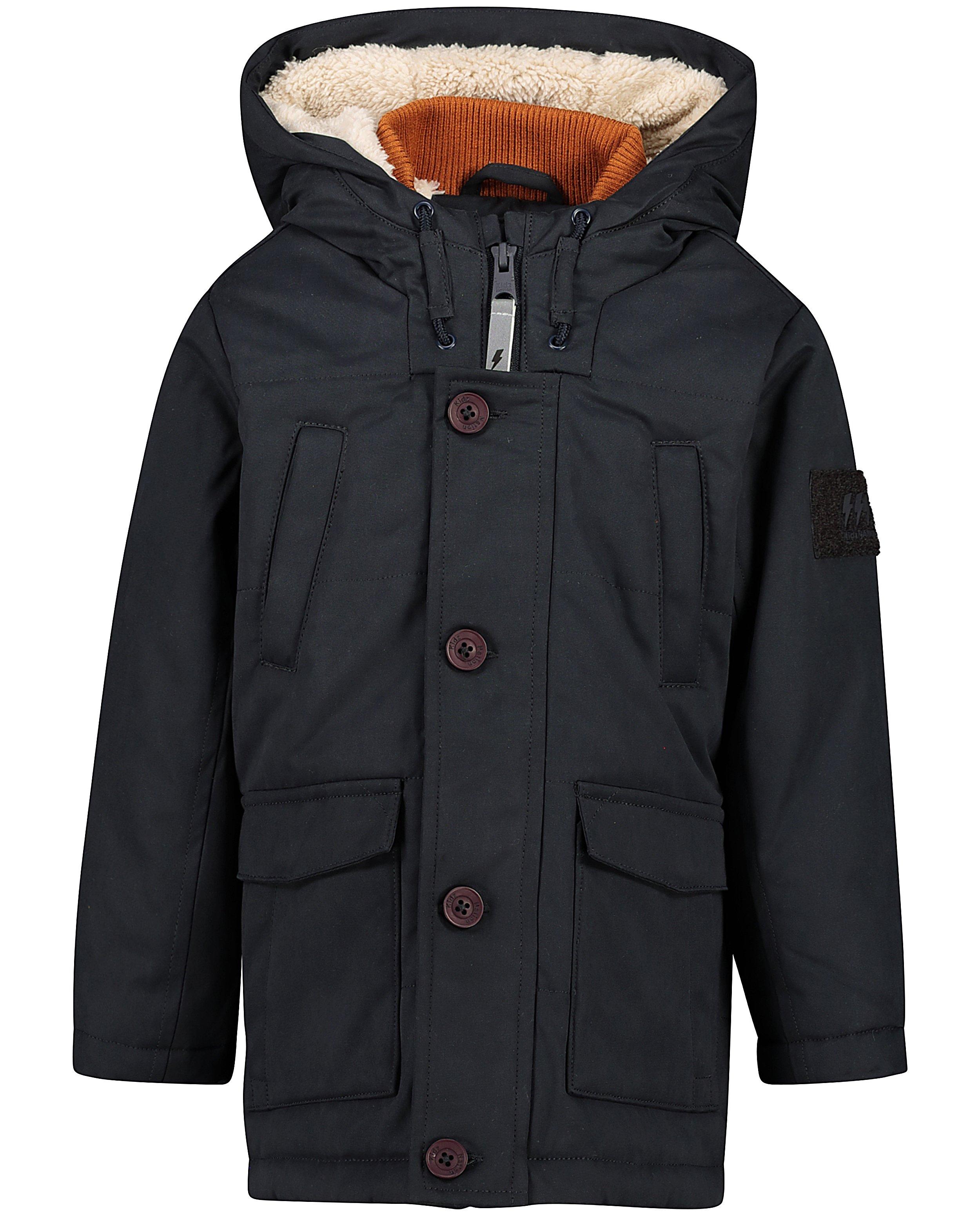Bruine parka met teddy - Product Detail - donkerblauw - afbeelding nummer 3
