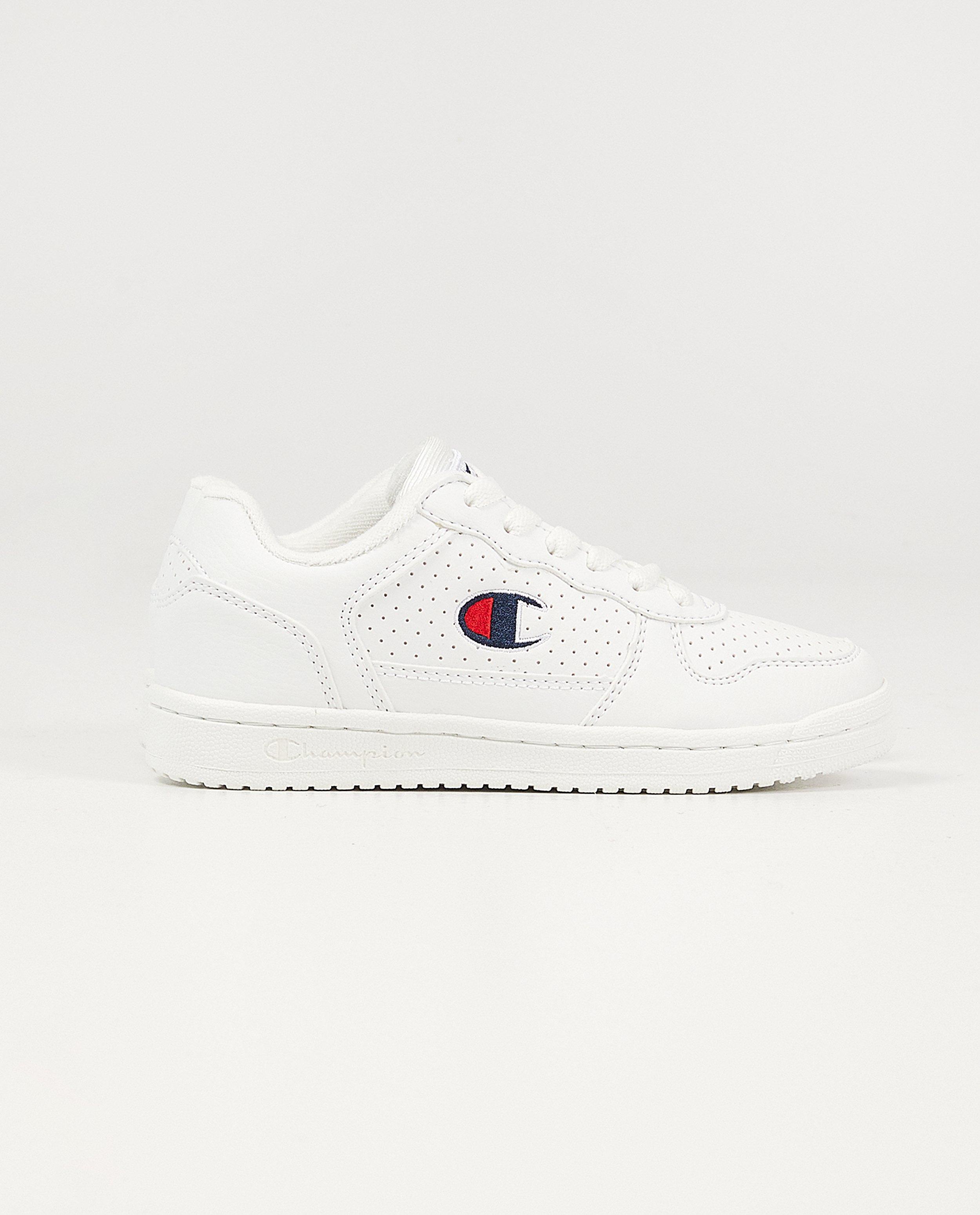 Witte Champion-sneakers, 33-39 - met gestipt detail - Champion