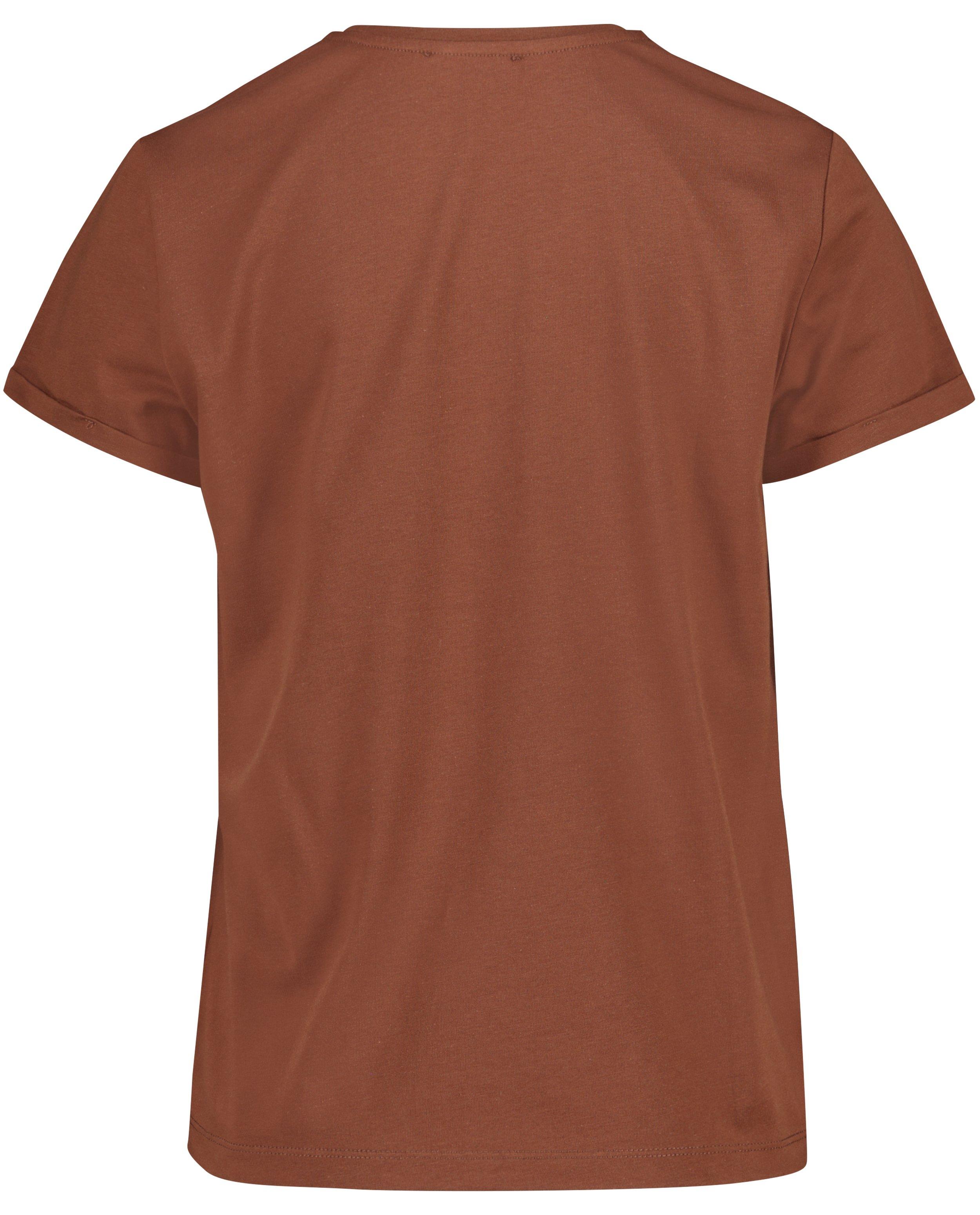 T-shirt van gerecycleerd polyester I AM - Product Detail - bruin - afbeelding nummer 6