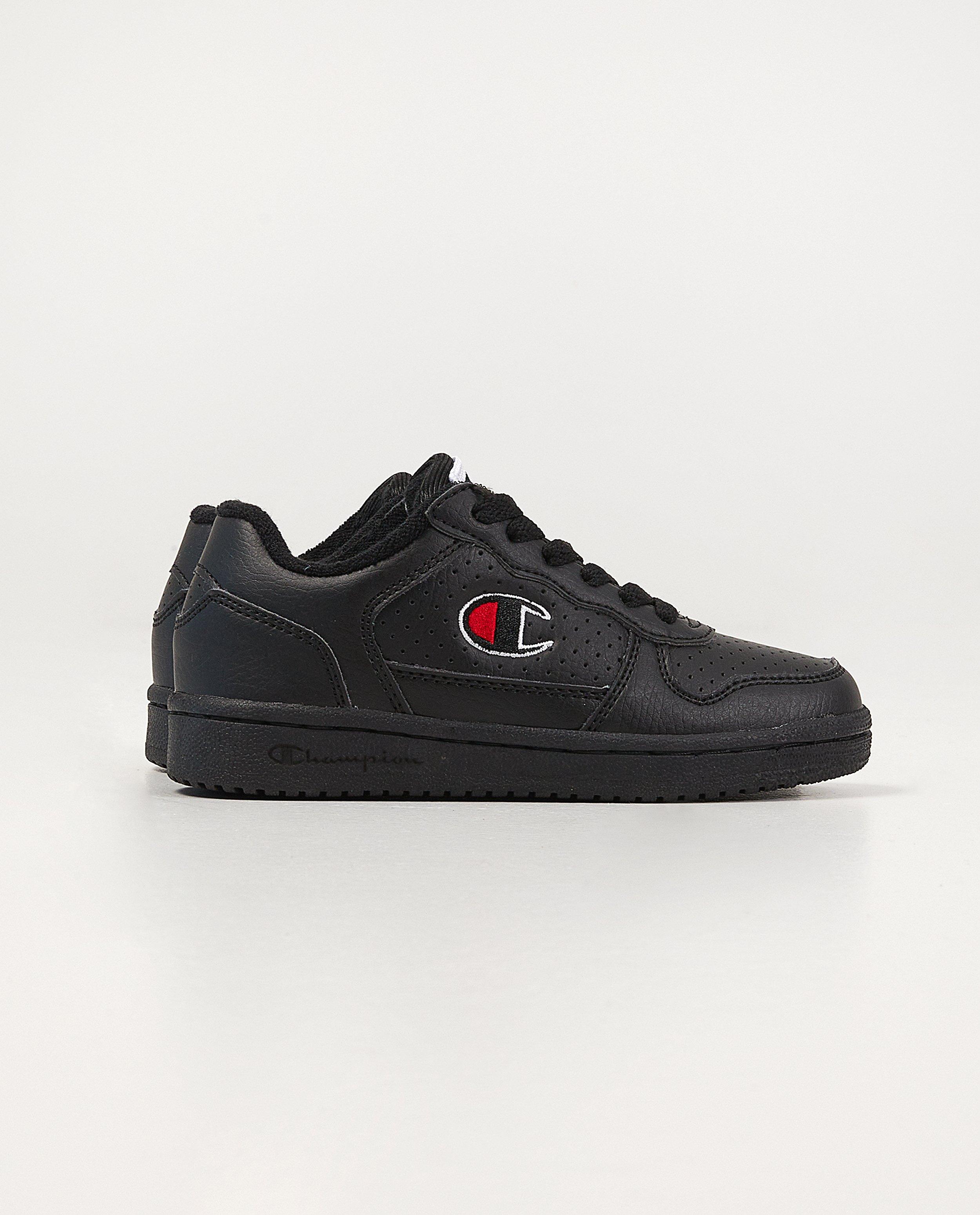 Zwarte Champion-sneakers, 28-32 - met zwarte zool - Champion