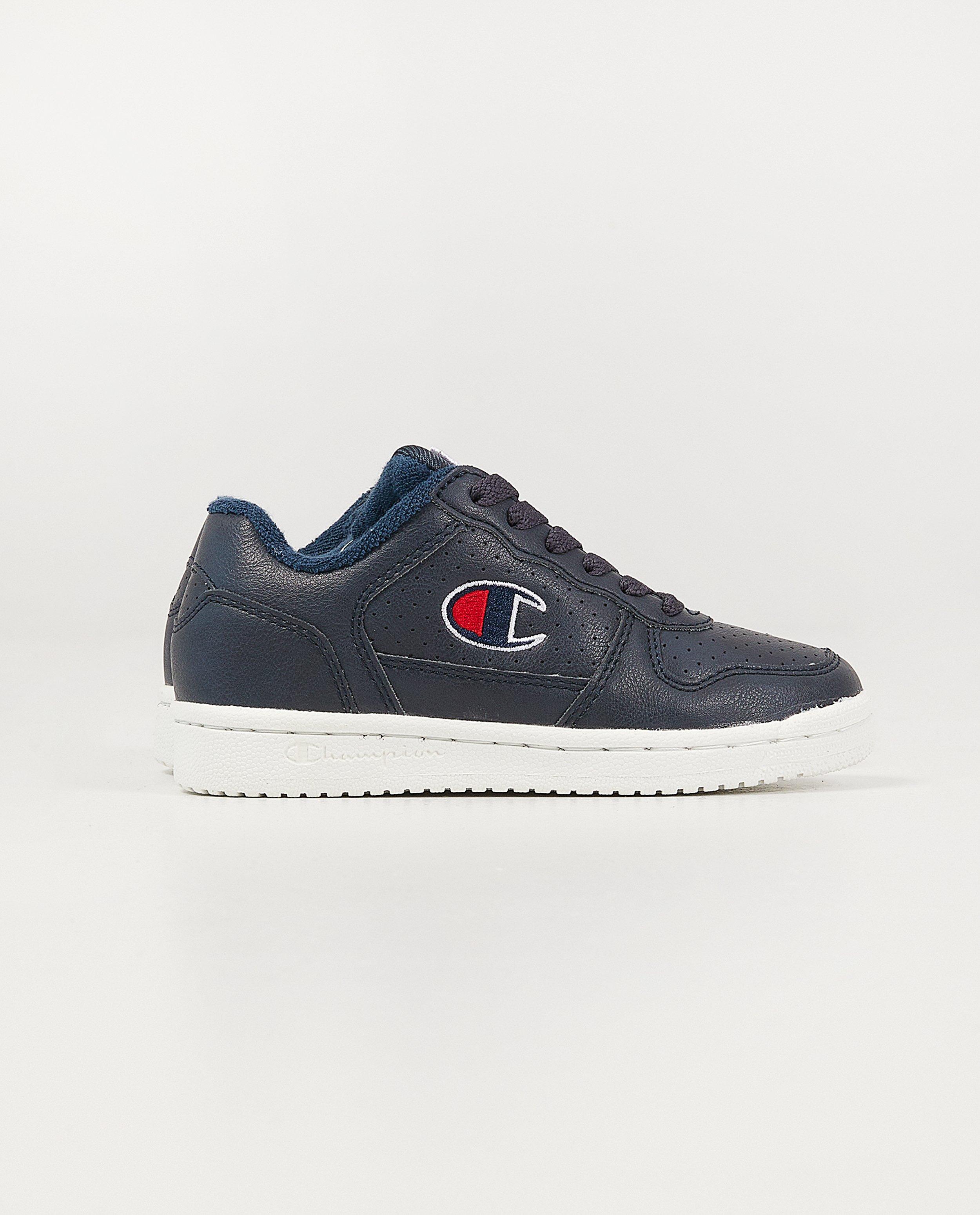 Blauwe Champion-sneakers, 28-32 - gestipt detail - Champion