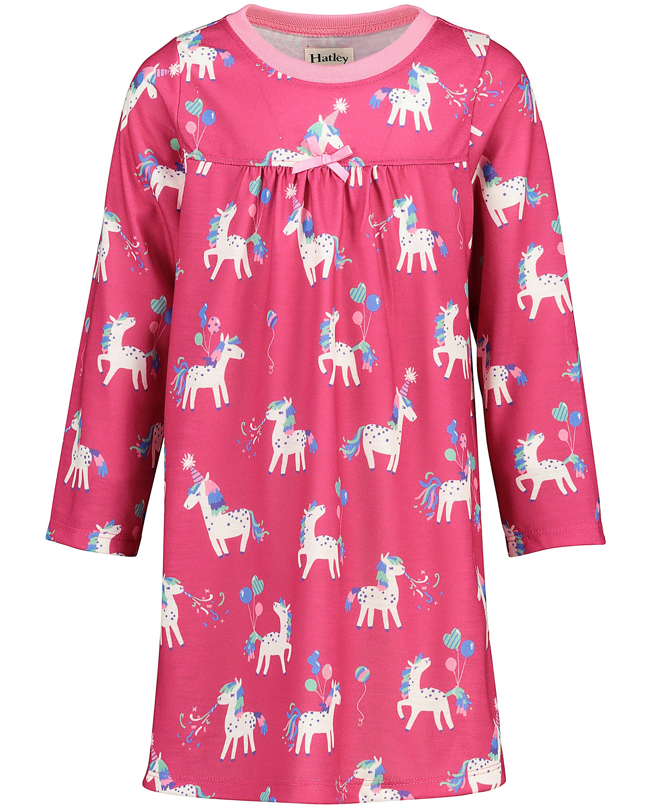 Roze nachtkleed met print Hatley - allover - Hatley