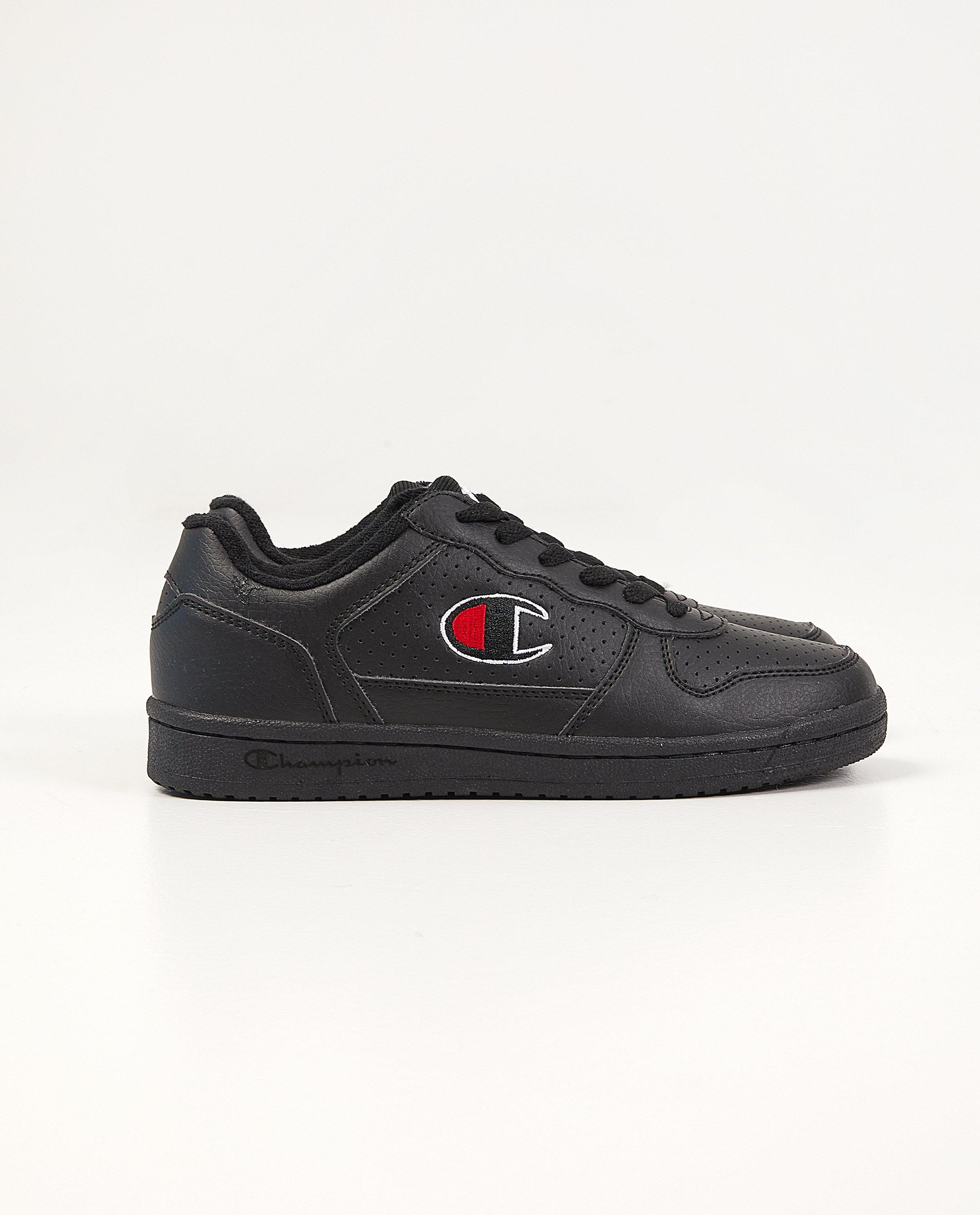 Baskets noires Champion, pointure 33-39 - semelle noire - Champion