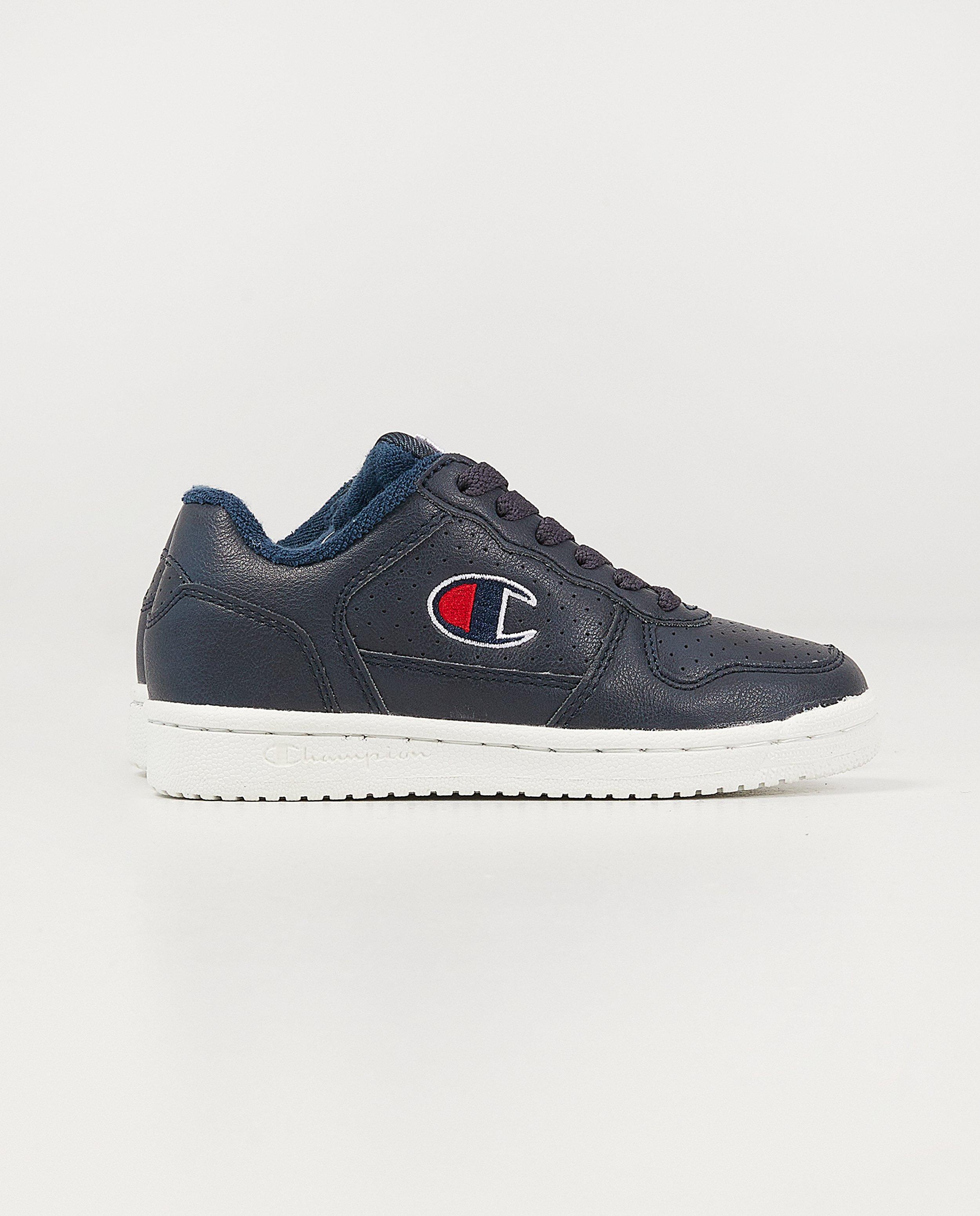 Blauwe Champion-sneakers, 33-39 - gestipt detail - Champion