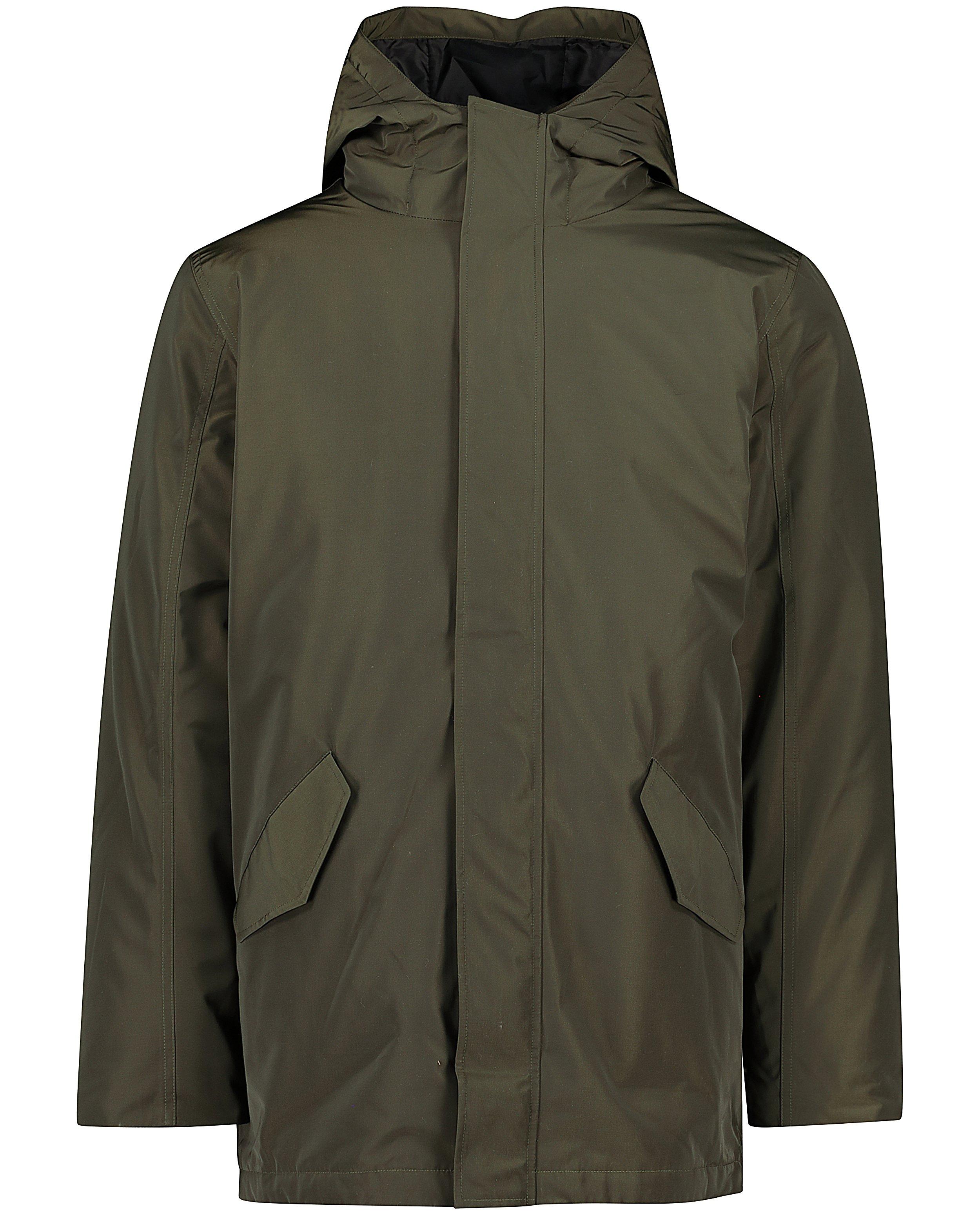 Parka's - Donkergroene 2-in-1 jas