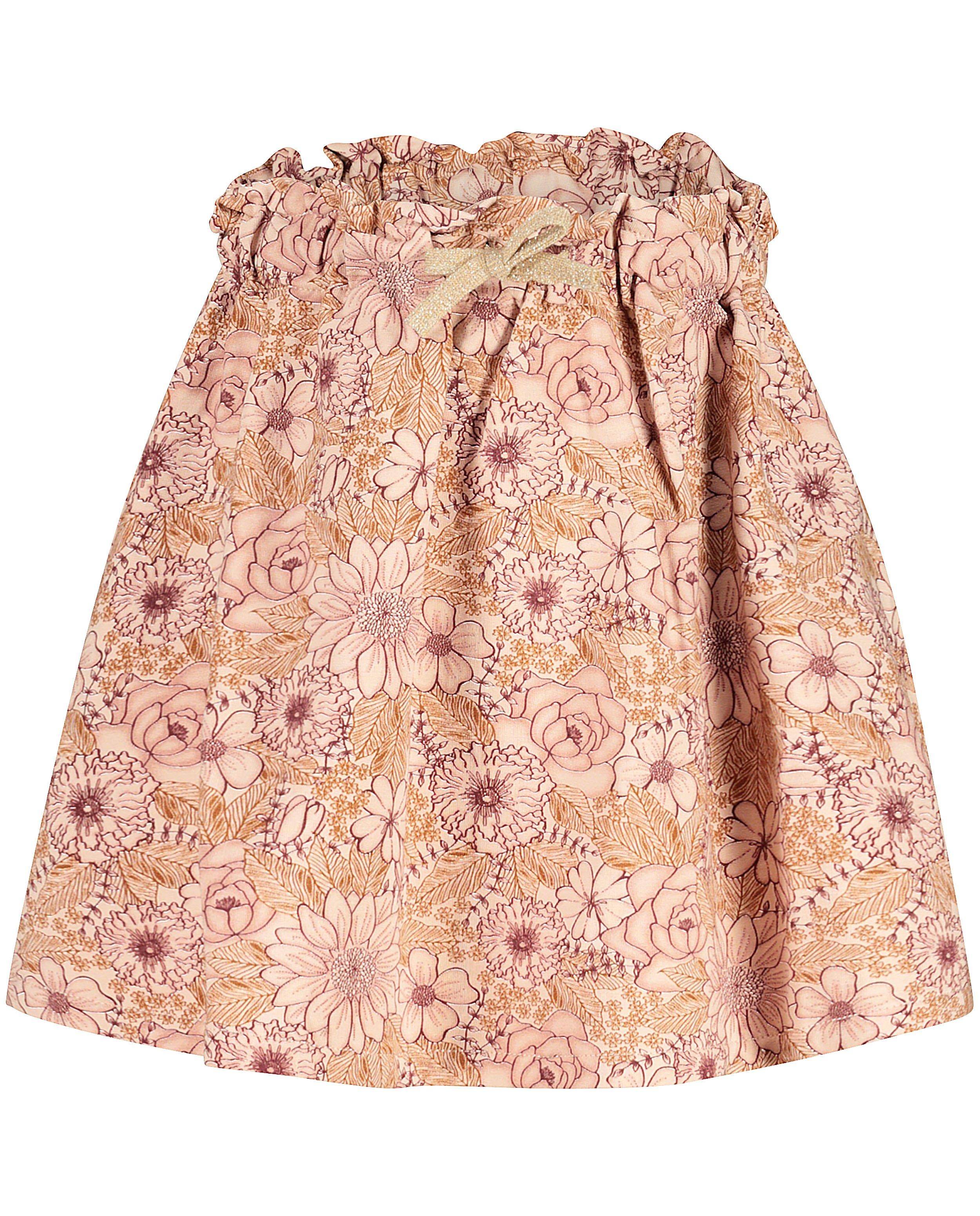 Roze rok met bloemenprint Enfant - allover - Enfant