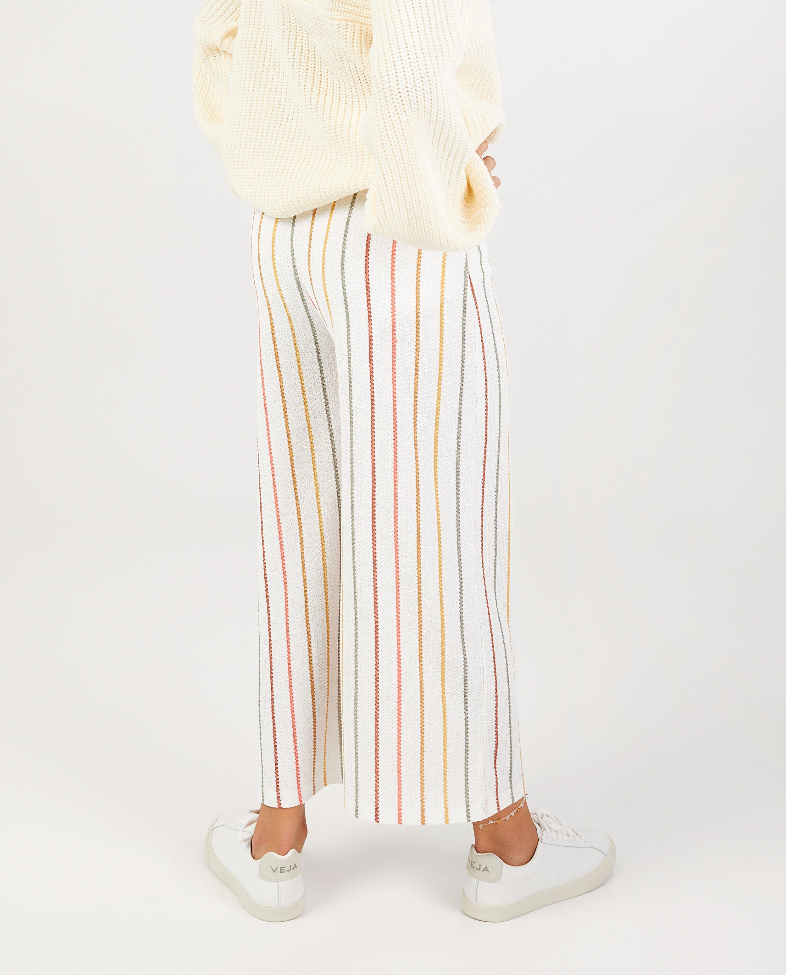 Witte broek met strepen - Product Detail - meerkleurig - afbeelding nummer 3