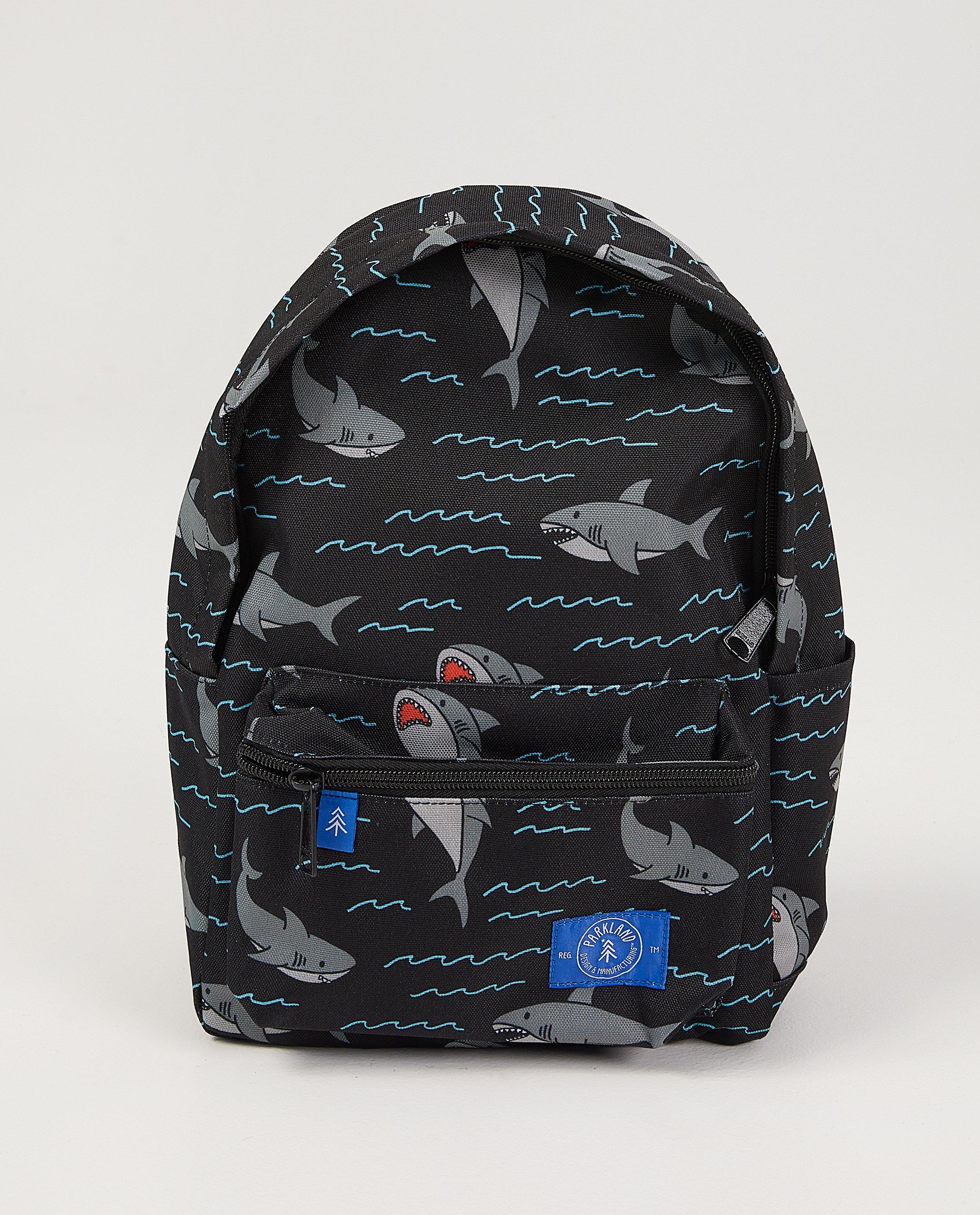 Sac à dos Parkland 100 % recyclé - avec un imprimé requins - Parkland