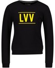 Zwarte sweater met opschrift Levv - logo sweater - Levv