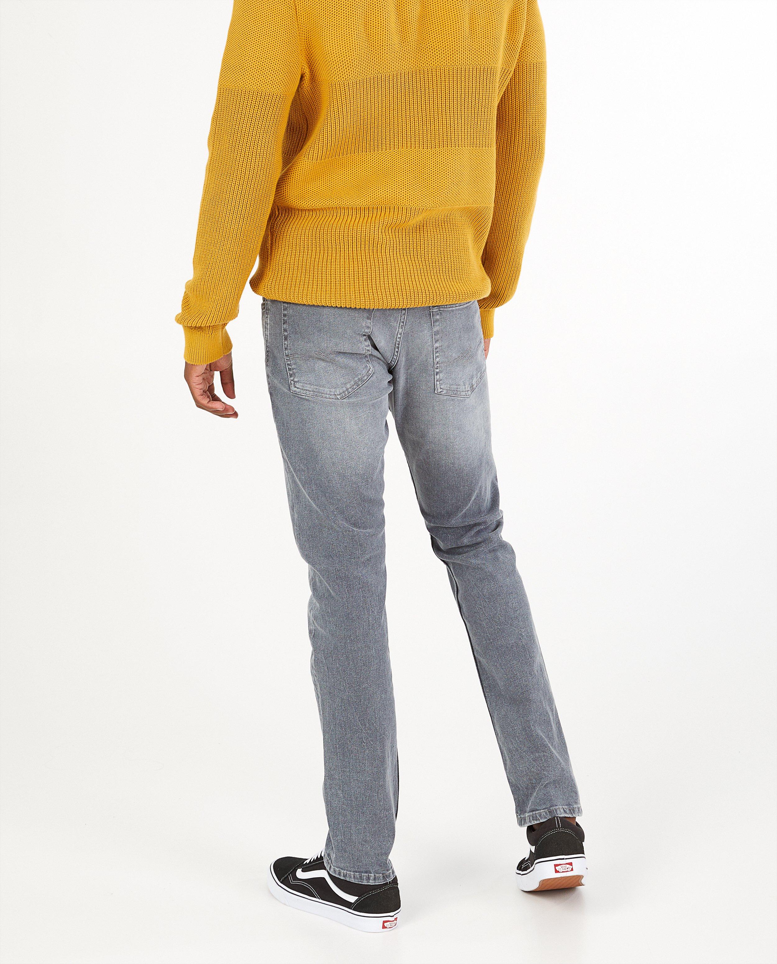 Jeans - Grijze jeans, slim fit