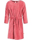 Roze jurk van fluweel Froy en Dind - effen - Froy en Dind