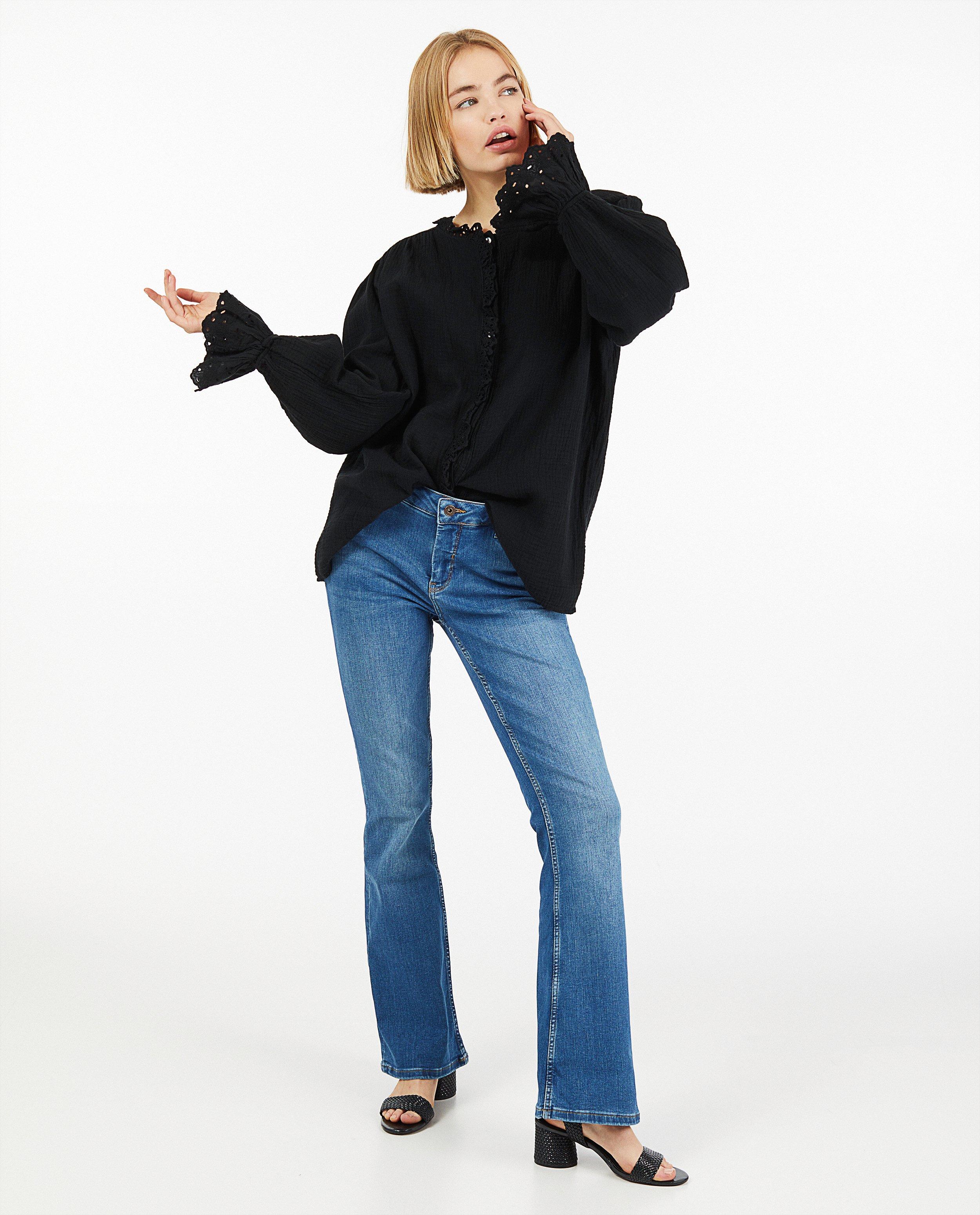 Blauwe bootcut jeans Sora - Product Detail - blauw - afbeelding nummer 1