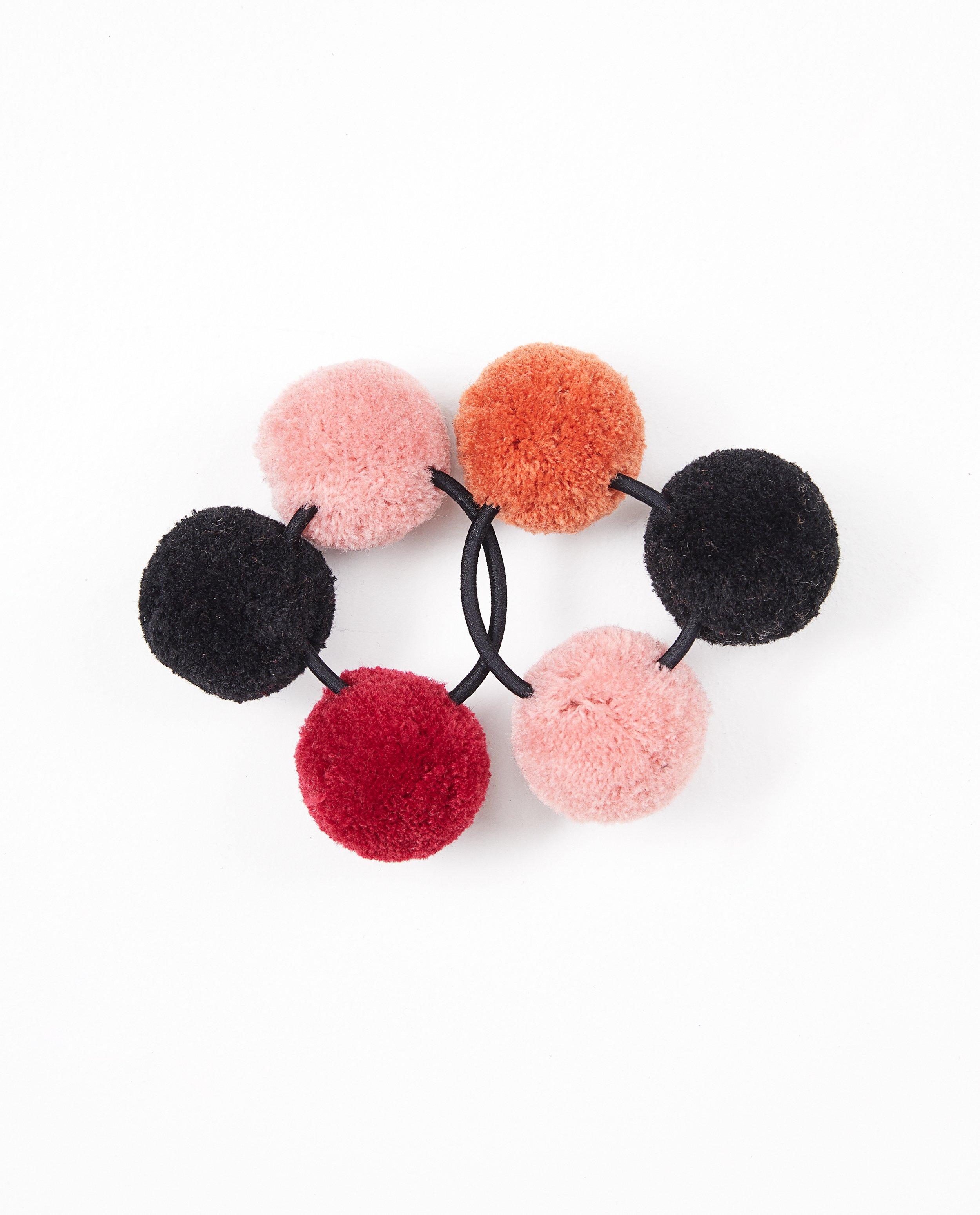 Lot de 2 élastiques à pompons - élastiques à cheveux - JBC