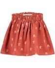 Bruine rok met print Your Wishes - allover - Your Wishes