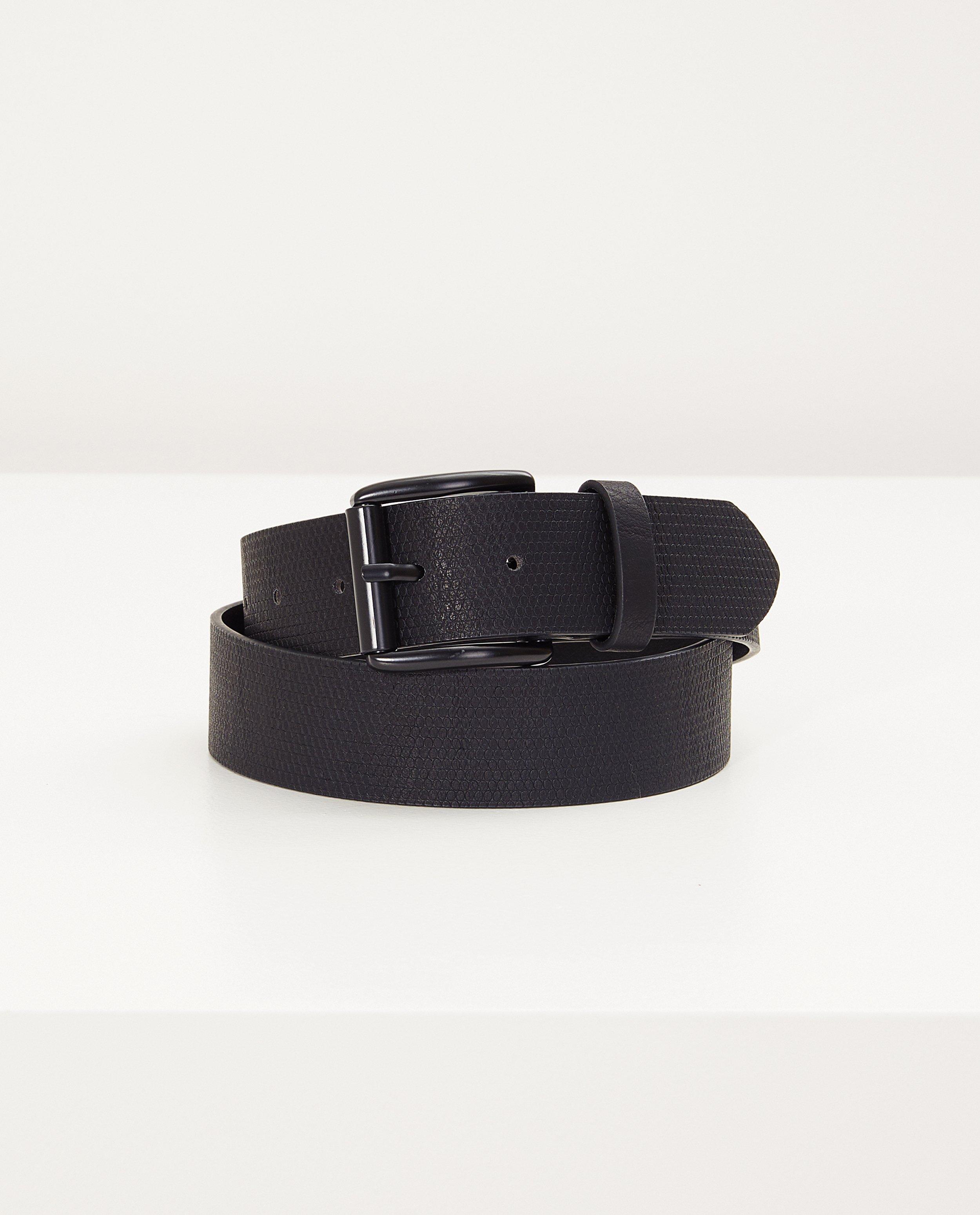 Ceinture noire - imprimé incrusté - JBC