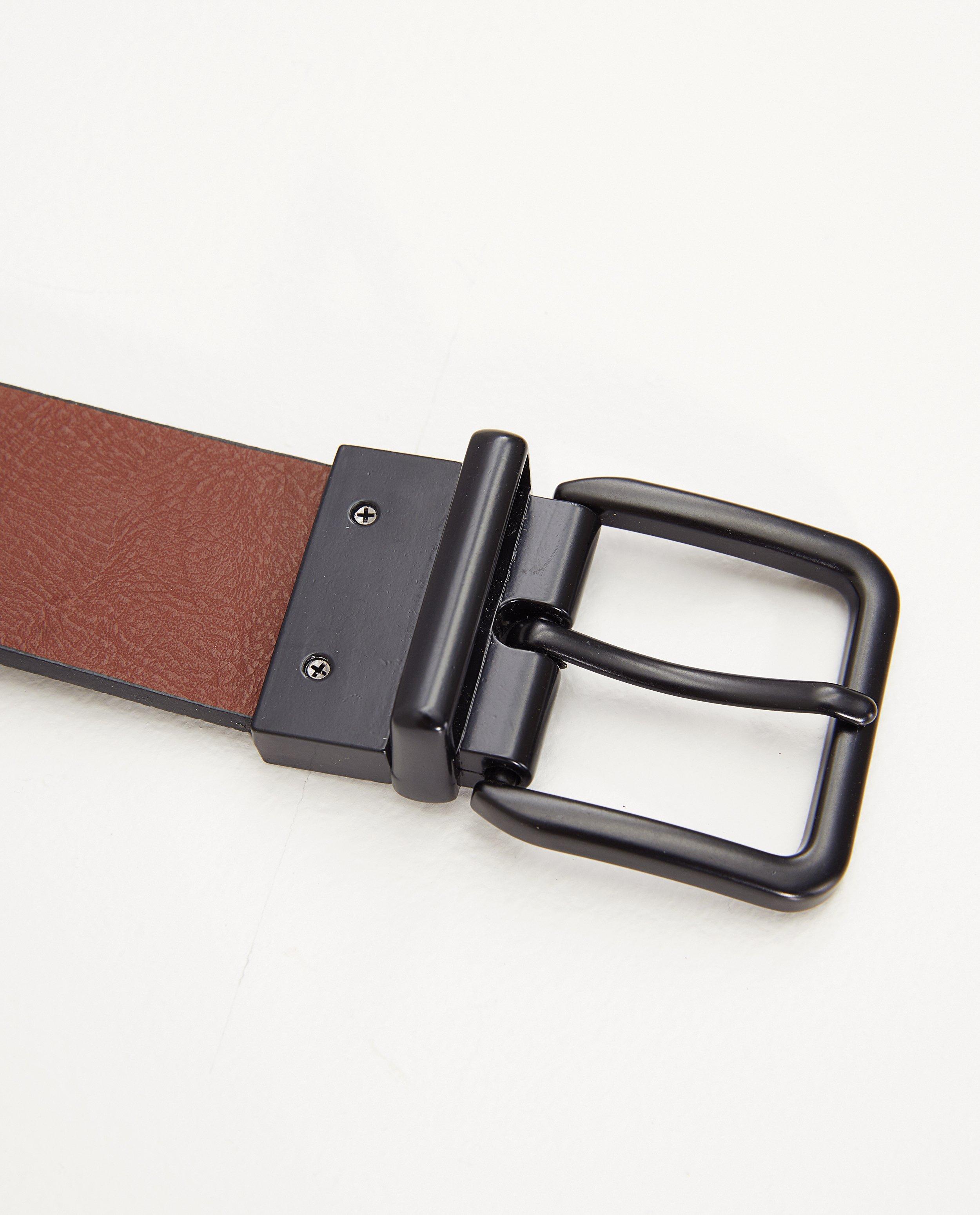 Ceintures - Ceinture réversible noire-brune