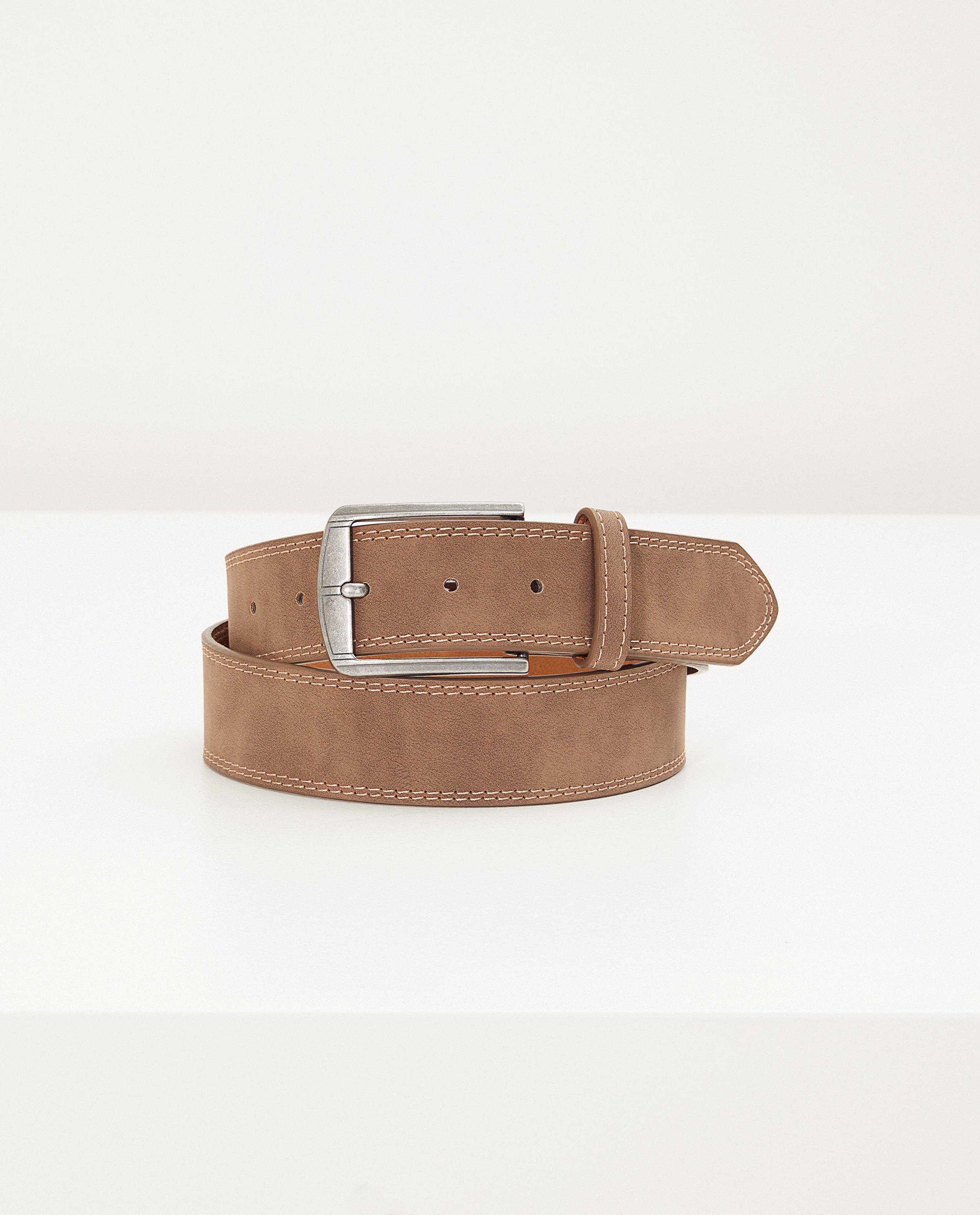 Bruine riem - met matte gesp - JBC