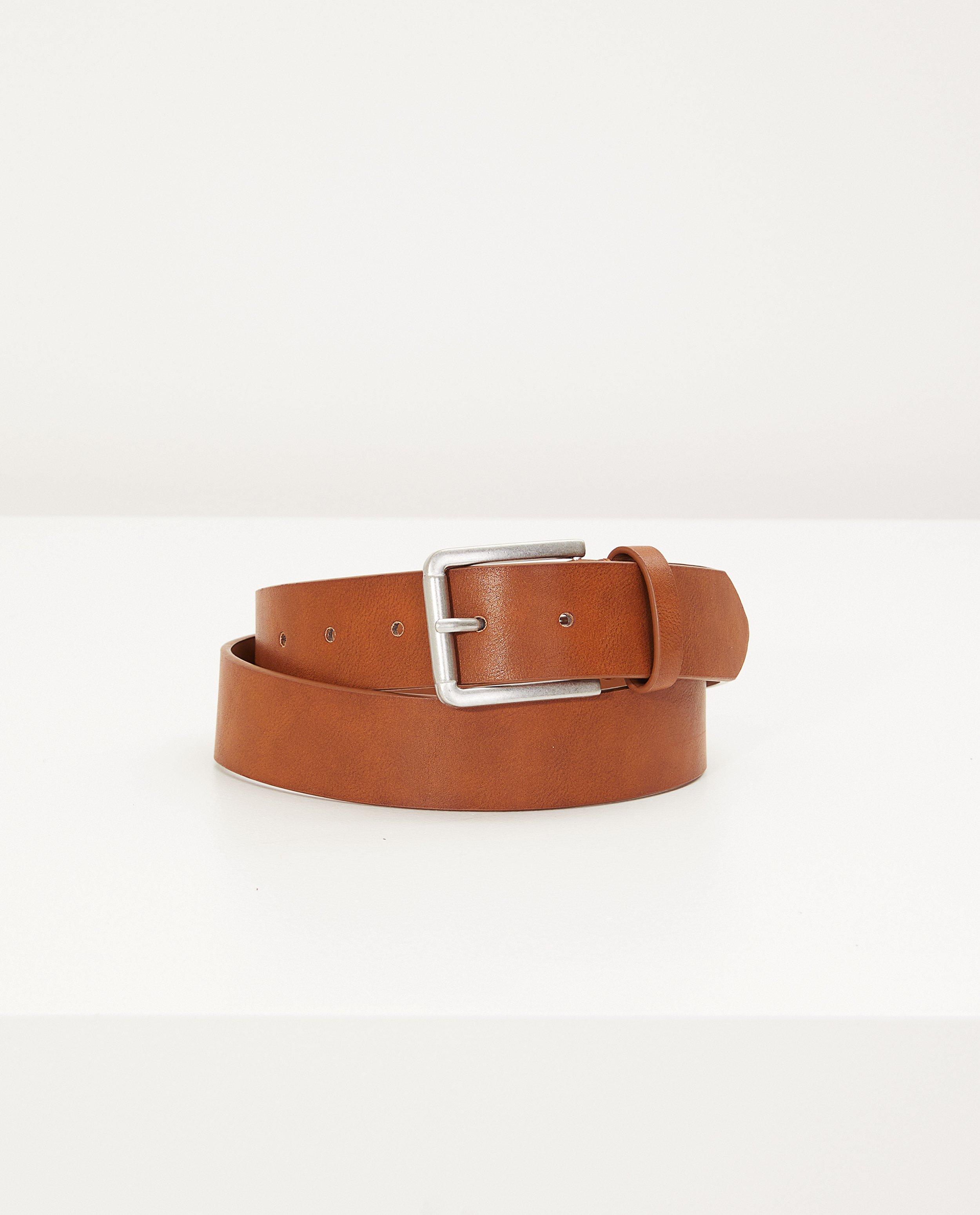 Ceinture brune - avec boucle grise - JBC
