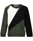 Sweat color block Your Wishes - vert, noir et blanc - Your Wishes