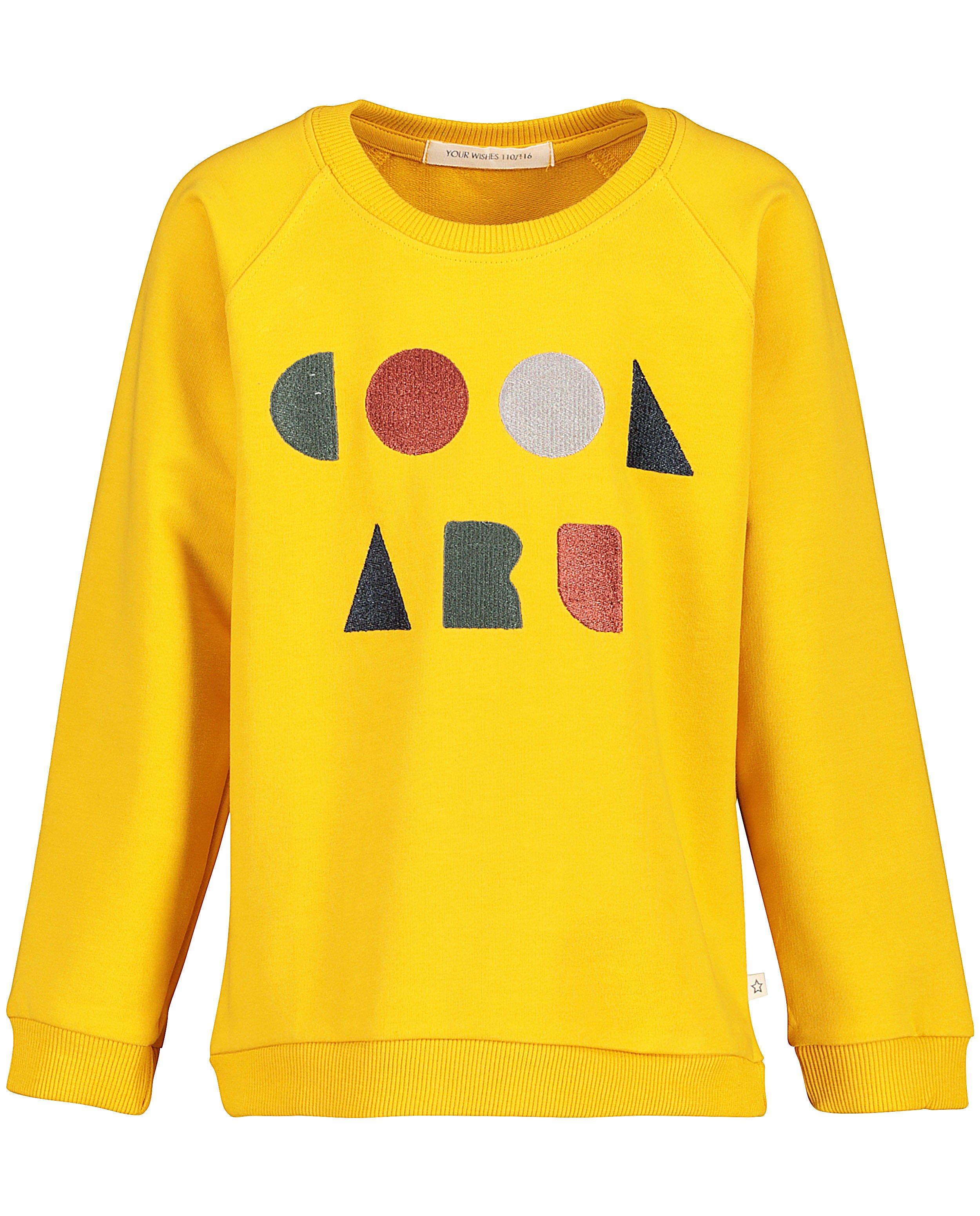 Gele sweater Your Wishes - met borduursel - Your Wishes