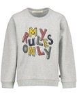 Sweater met opschrift Your Wishes - in grijs - Your Wishes