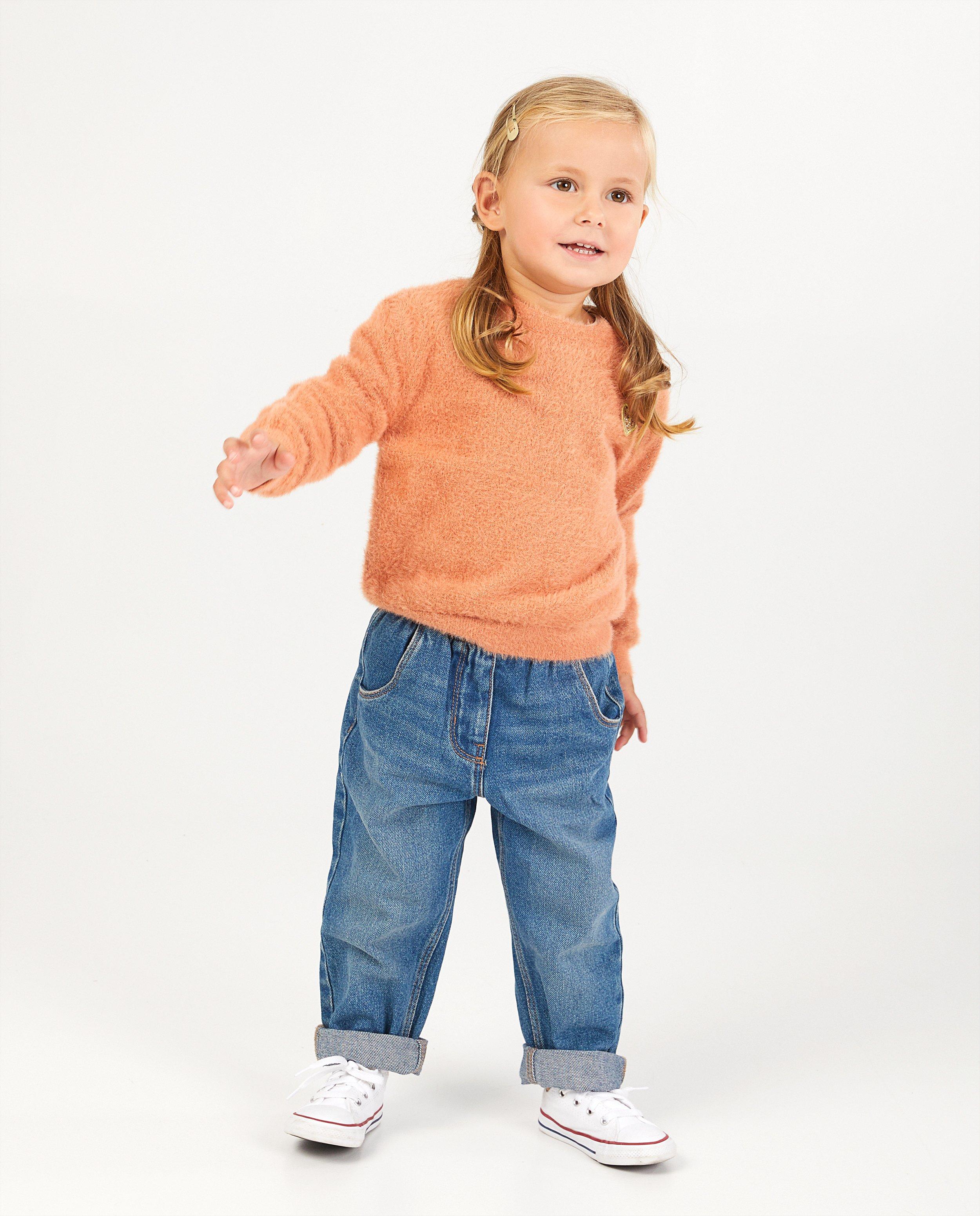 Pull orange K3 - en fin tricot - K3