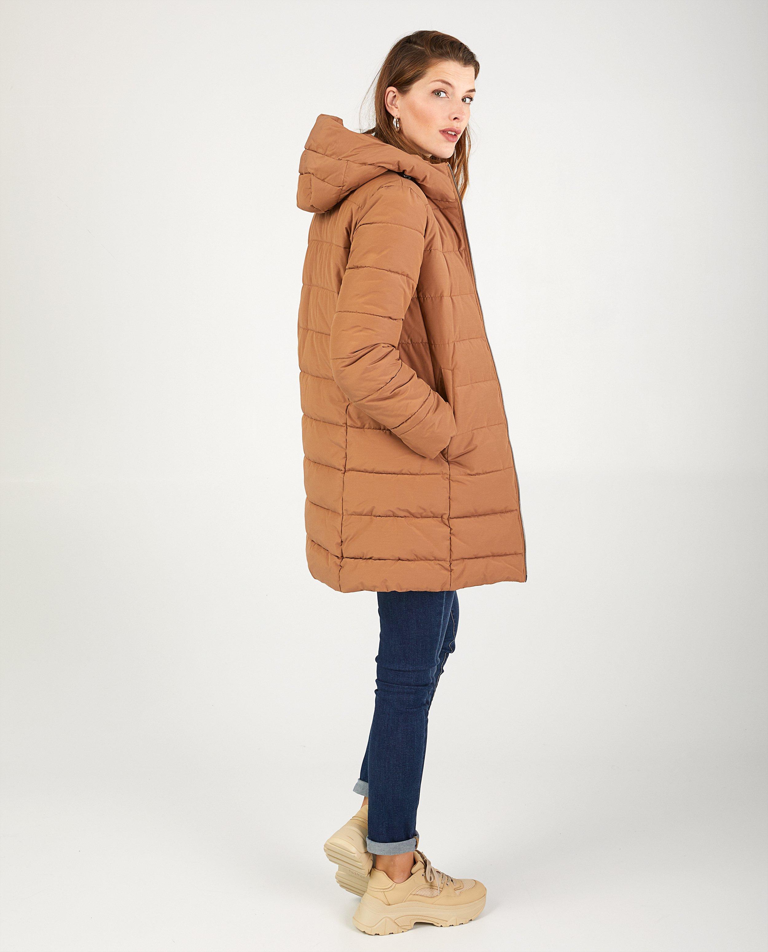 Kaki winterjas met padding - Product Detail - lichtbruin - afbeelding nummer 3