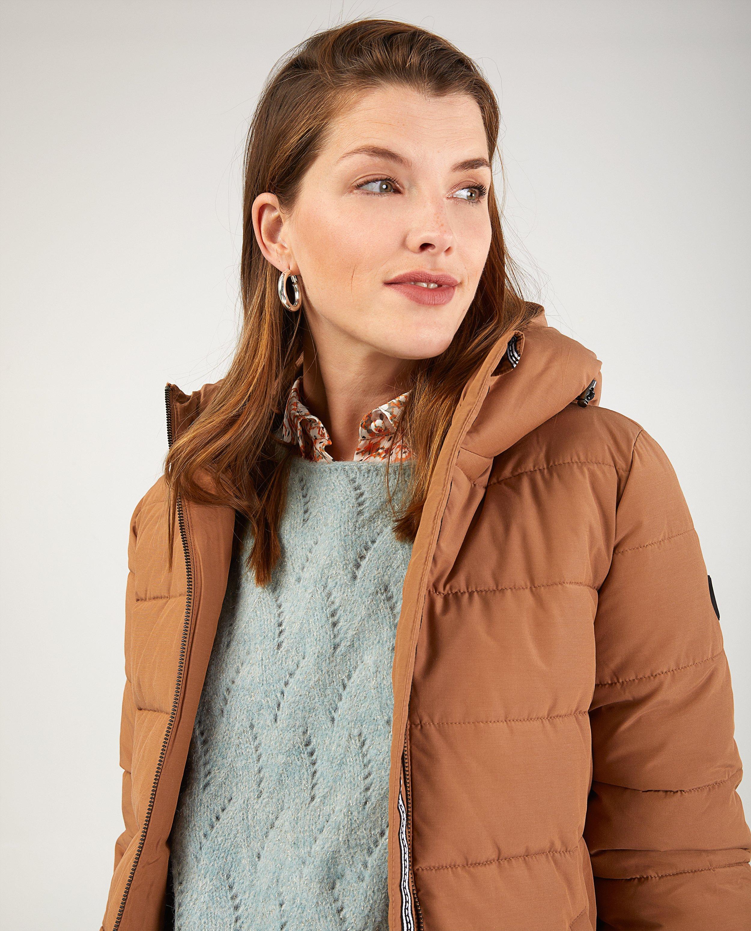 Kaki winterjas met padding - Product Detail - lichtbruin - afbeelding nummer 4