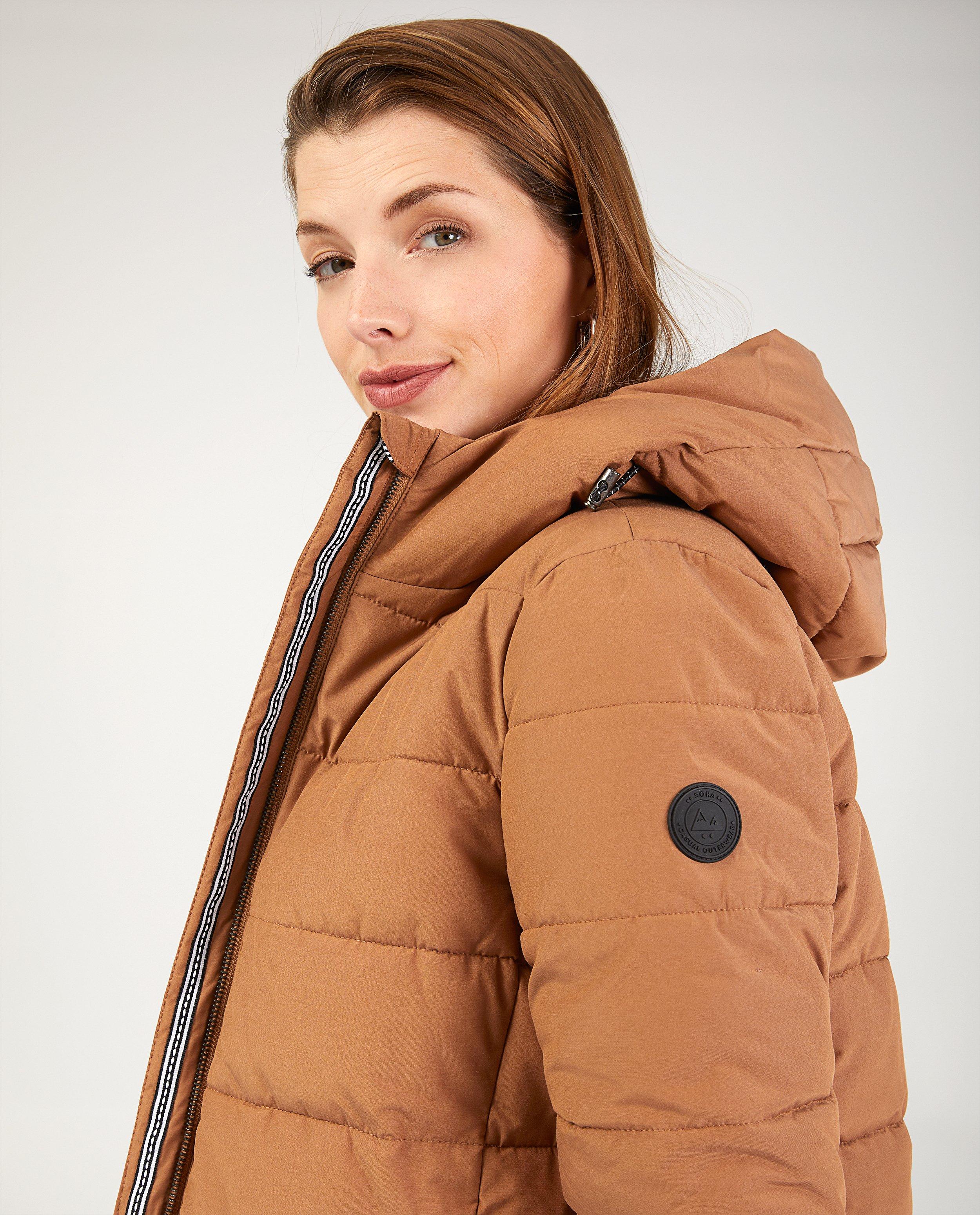 Kaki winterjas met padding - Product Detail - lichtbruin - afbeelding nummer 5