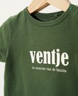 T-shirts - Groen T-shirt van biokatoen (NL)