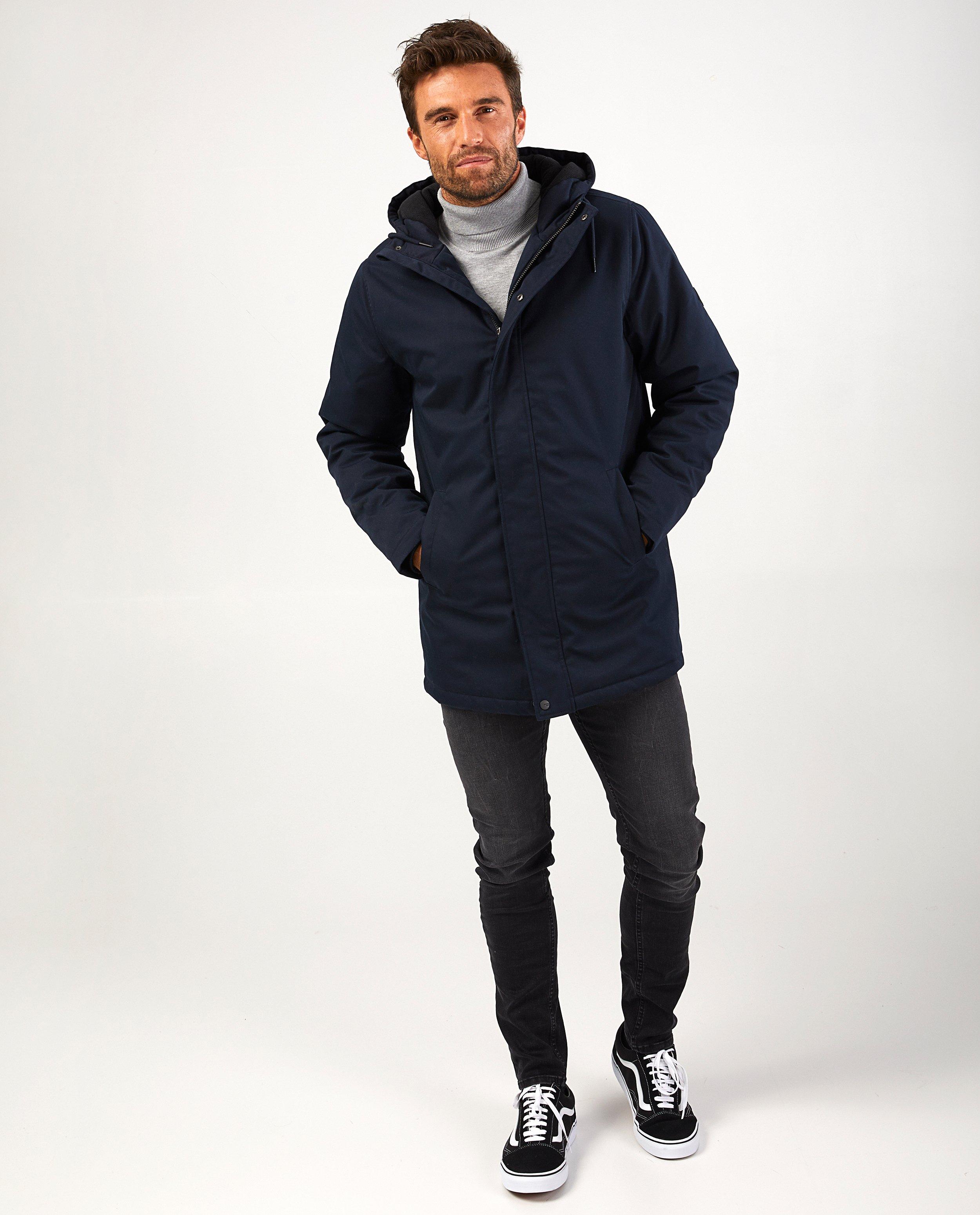 Parka bleu foncé - imperméable - JBC